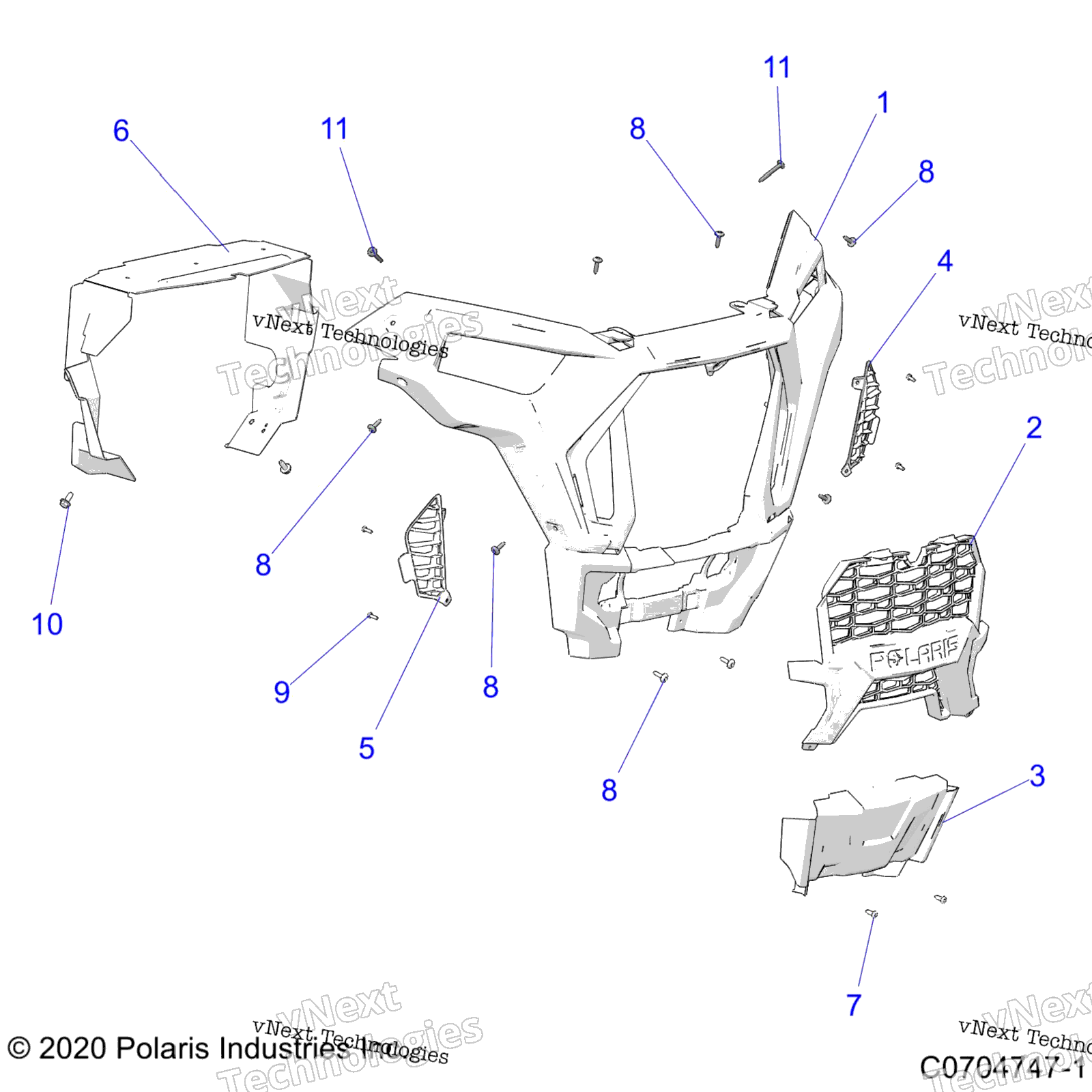 Body, передний Bumper