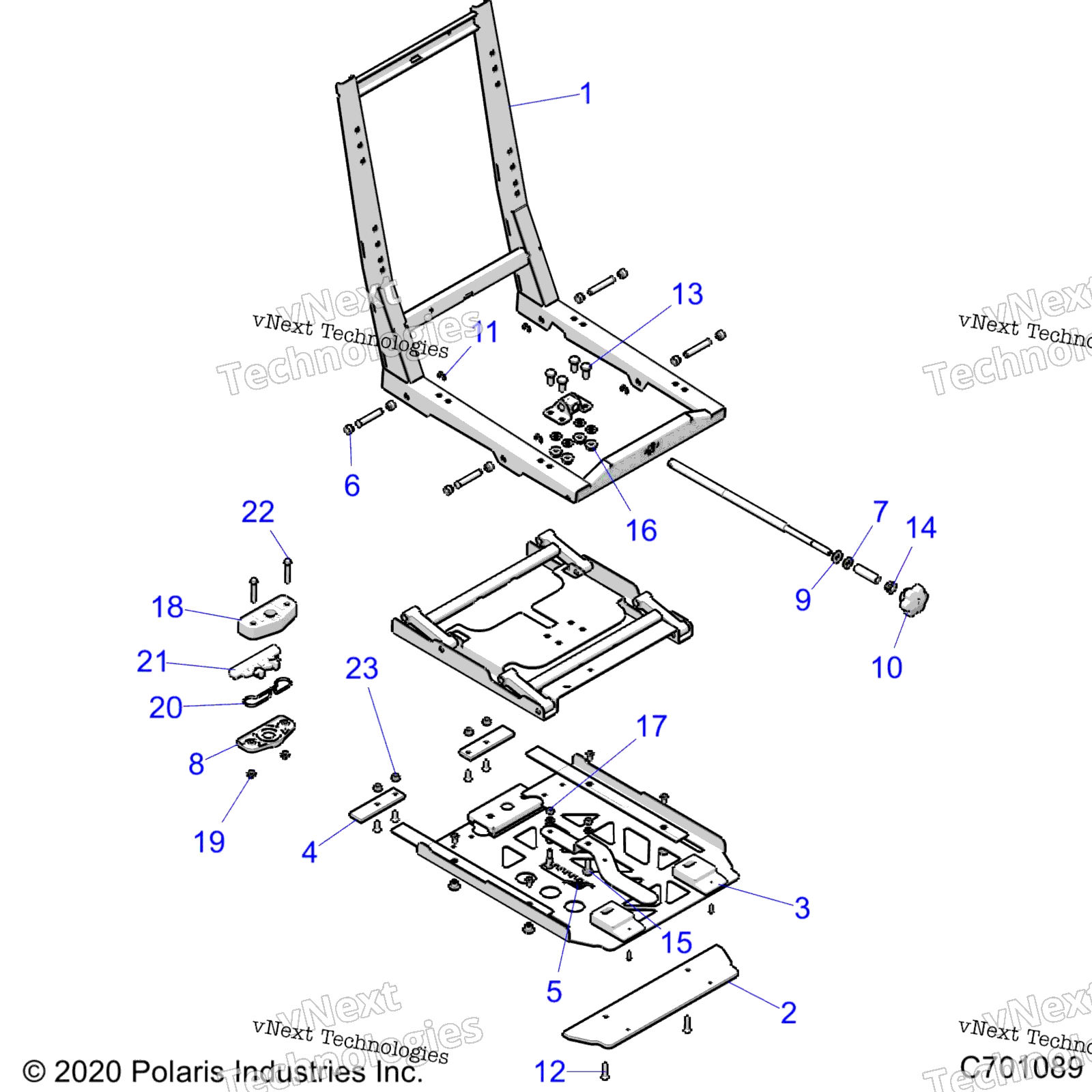 Кузов, сиденье Base Adjustor, Tractor Z23nas99cr