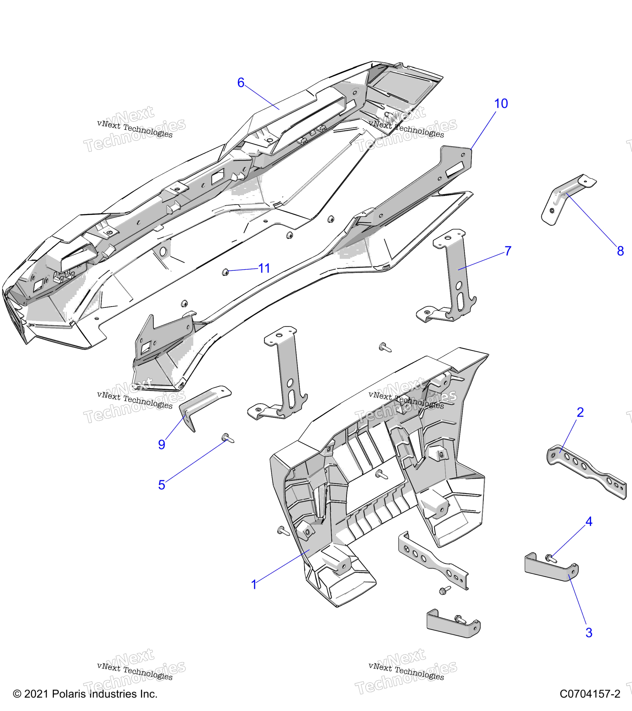 Body, задний Bumper