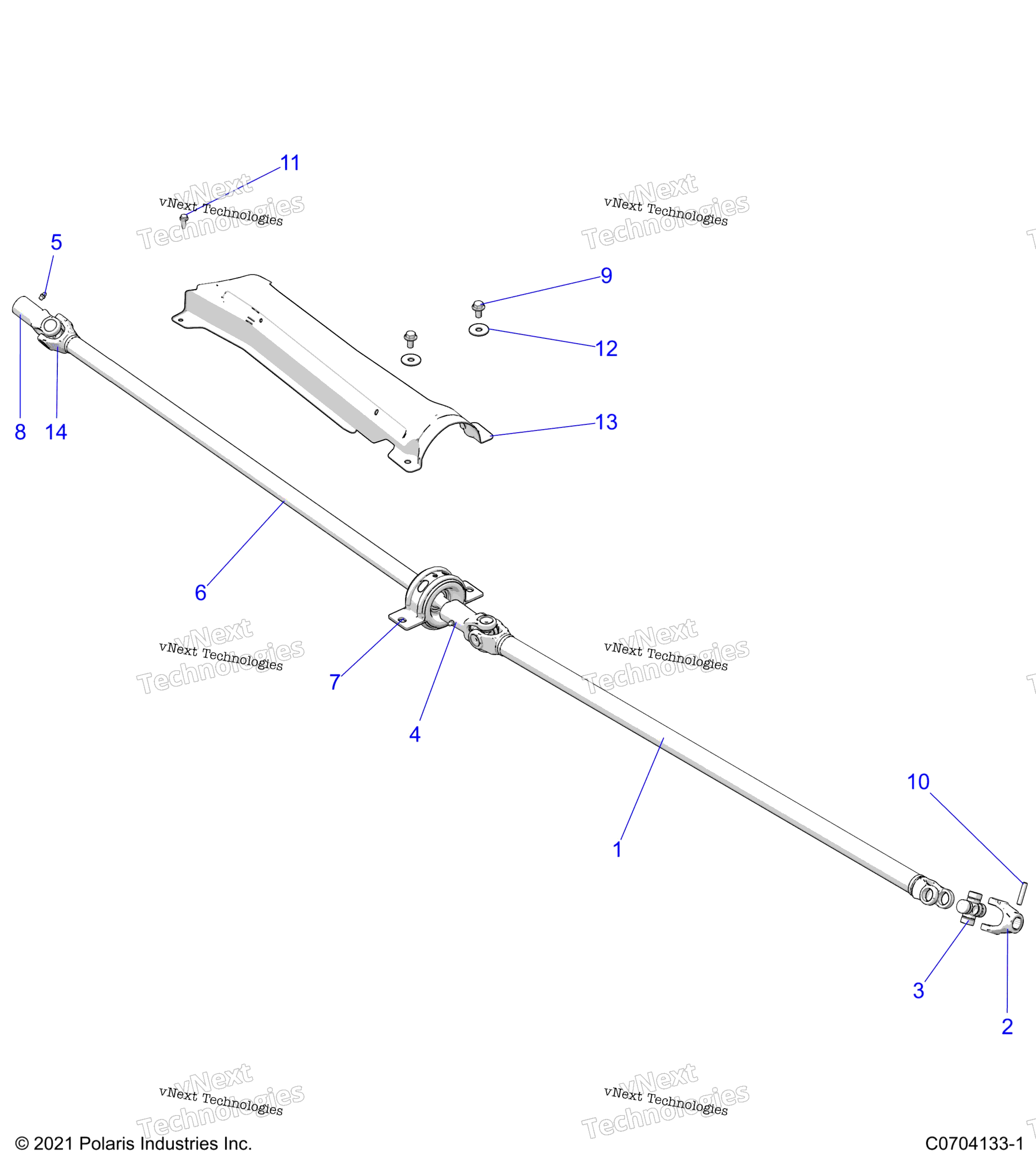 Привод Train, Prop Shaft