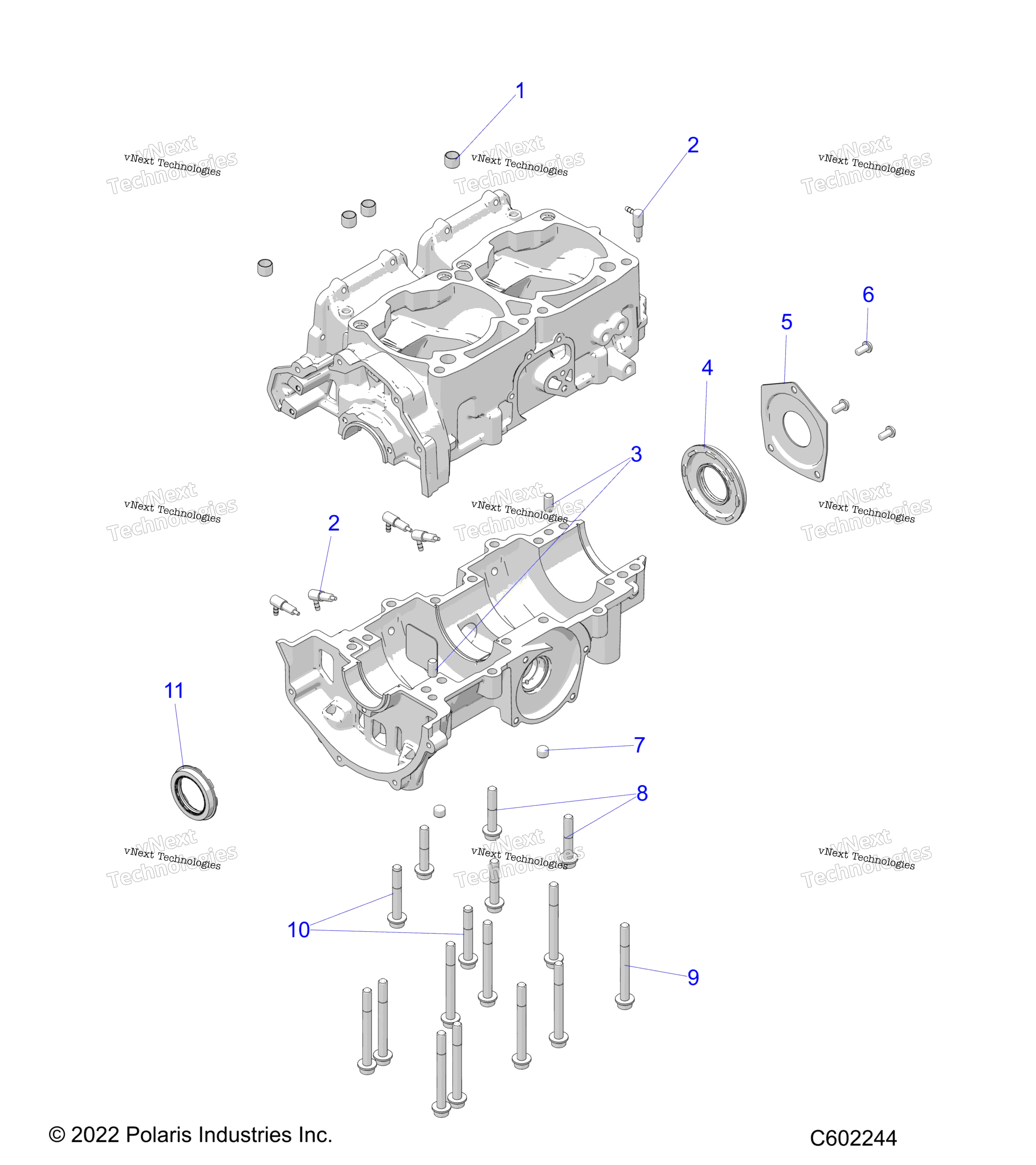 Двигатель, картер S23mdx6dsa/6Dea