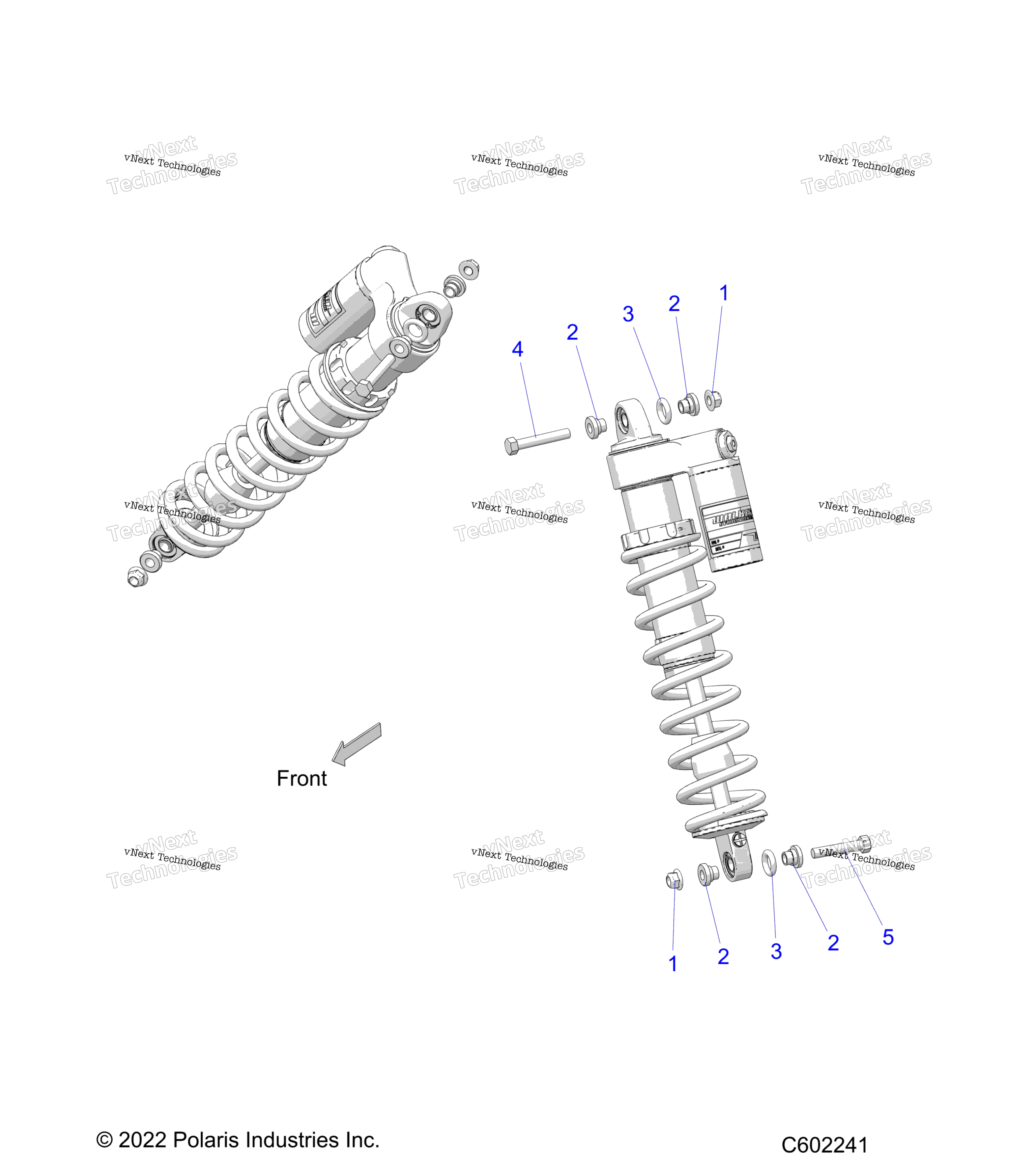 Suspension, Shock крепление S23mdx6dsa / 6Dea (C602241)