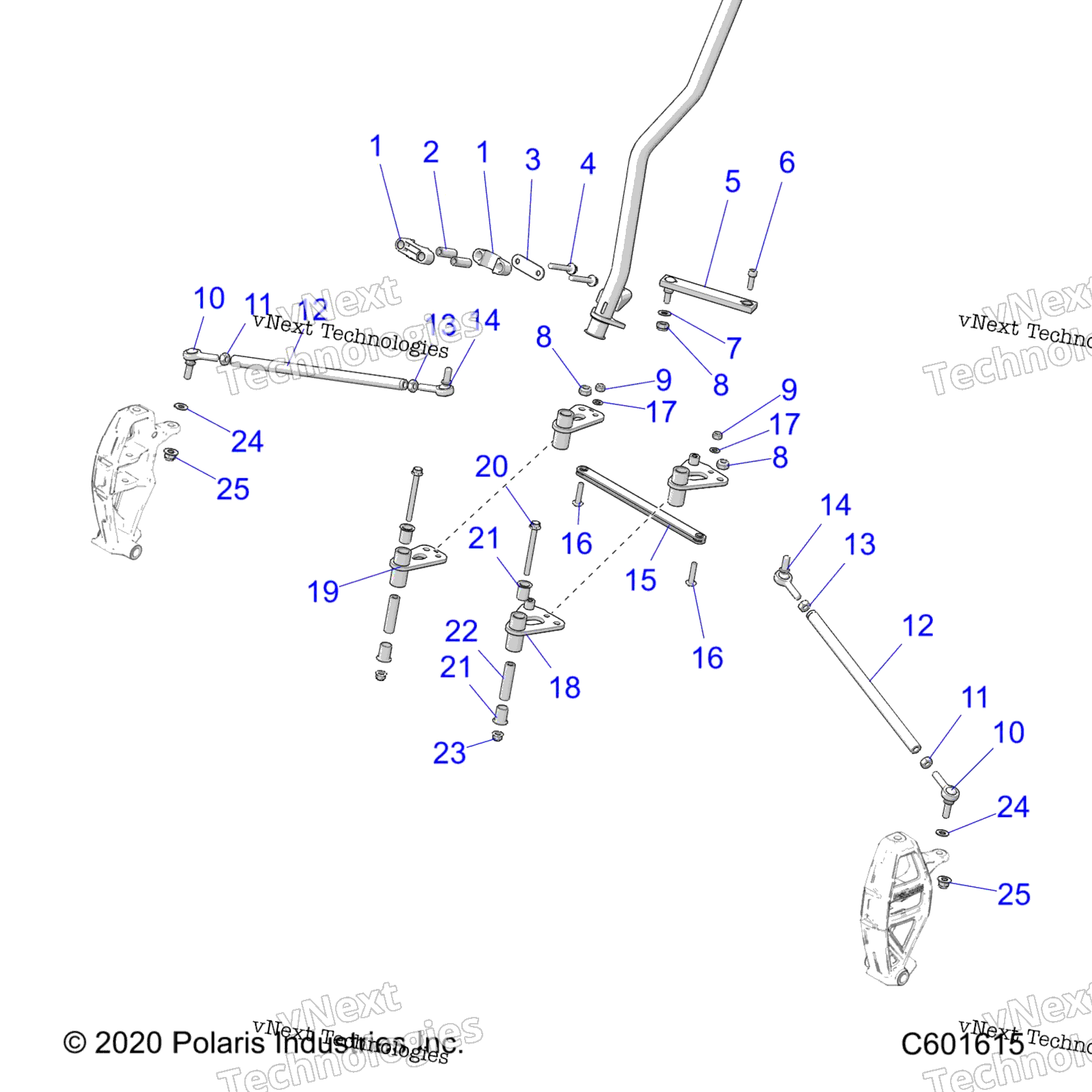 Steering, нижний