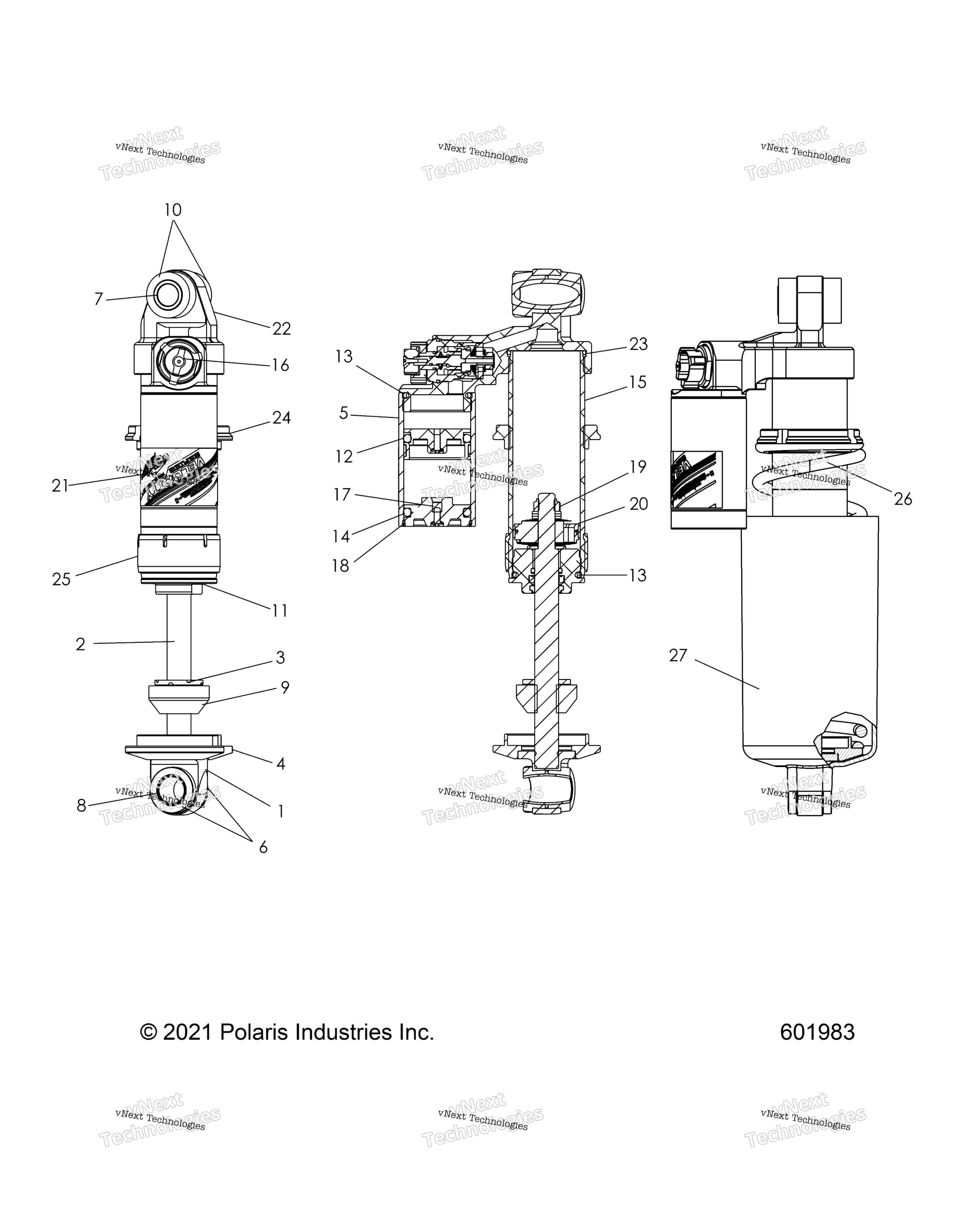 Suspension, Shock, передний Track