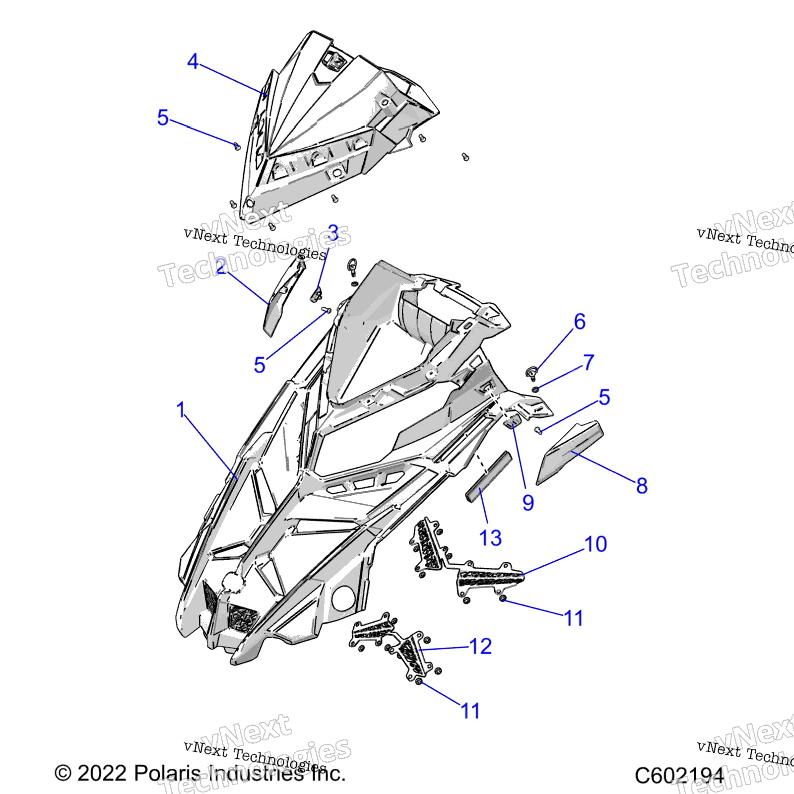 Body, капот Asm