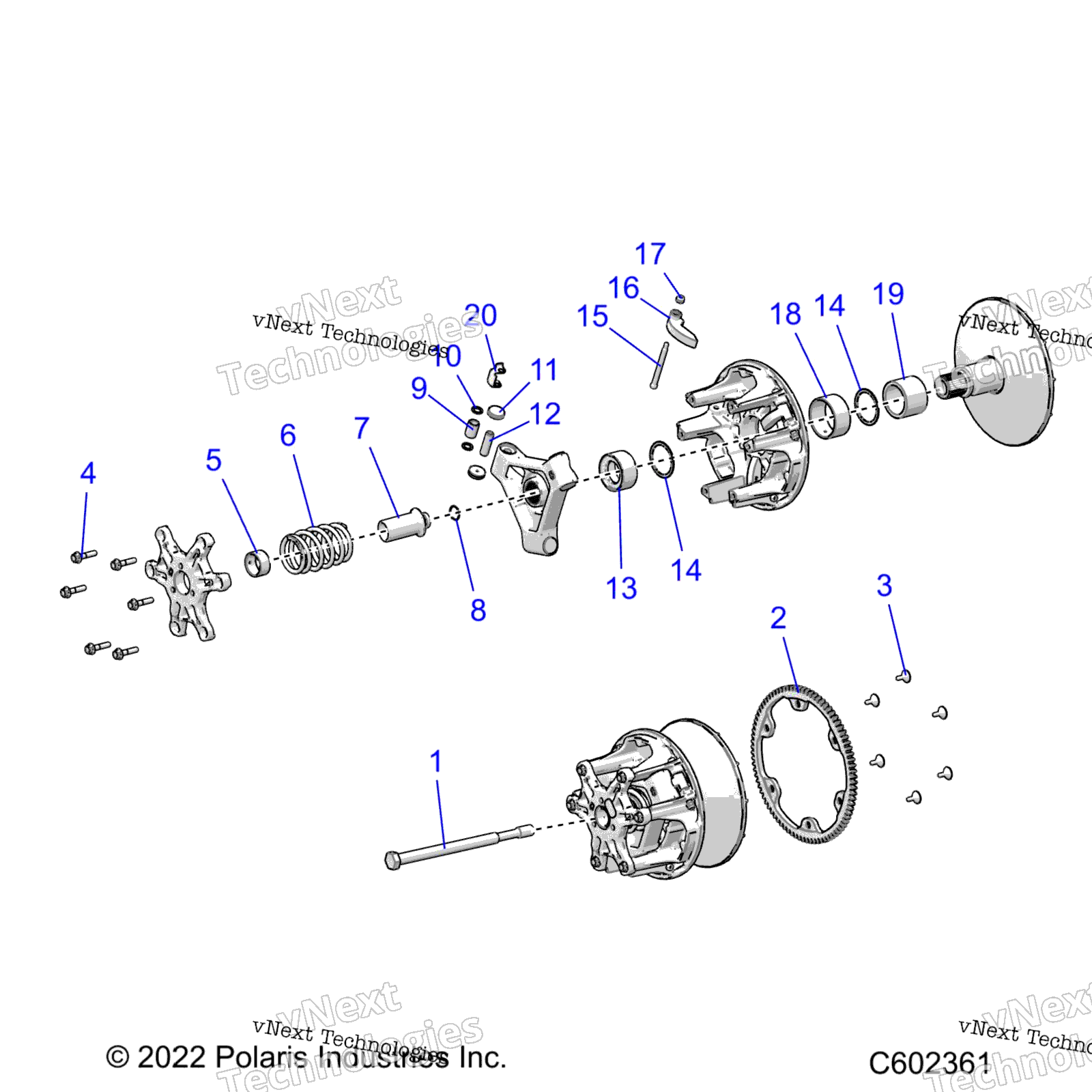 Привод Train, Clutch, Primary
