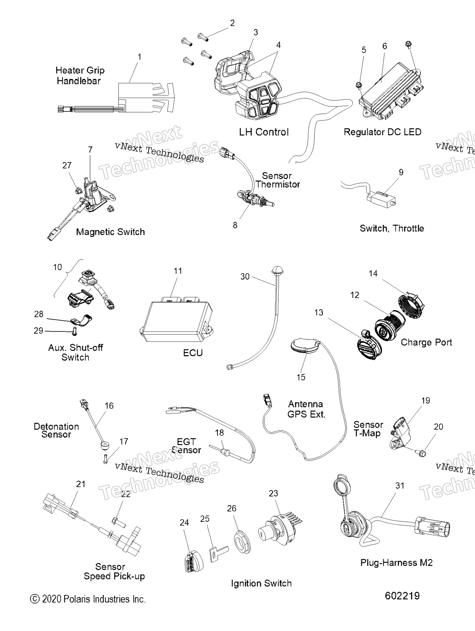 электрооборудование Switches, Sensors & Components