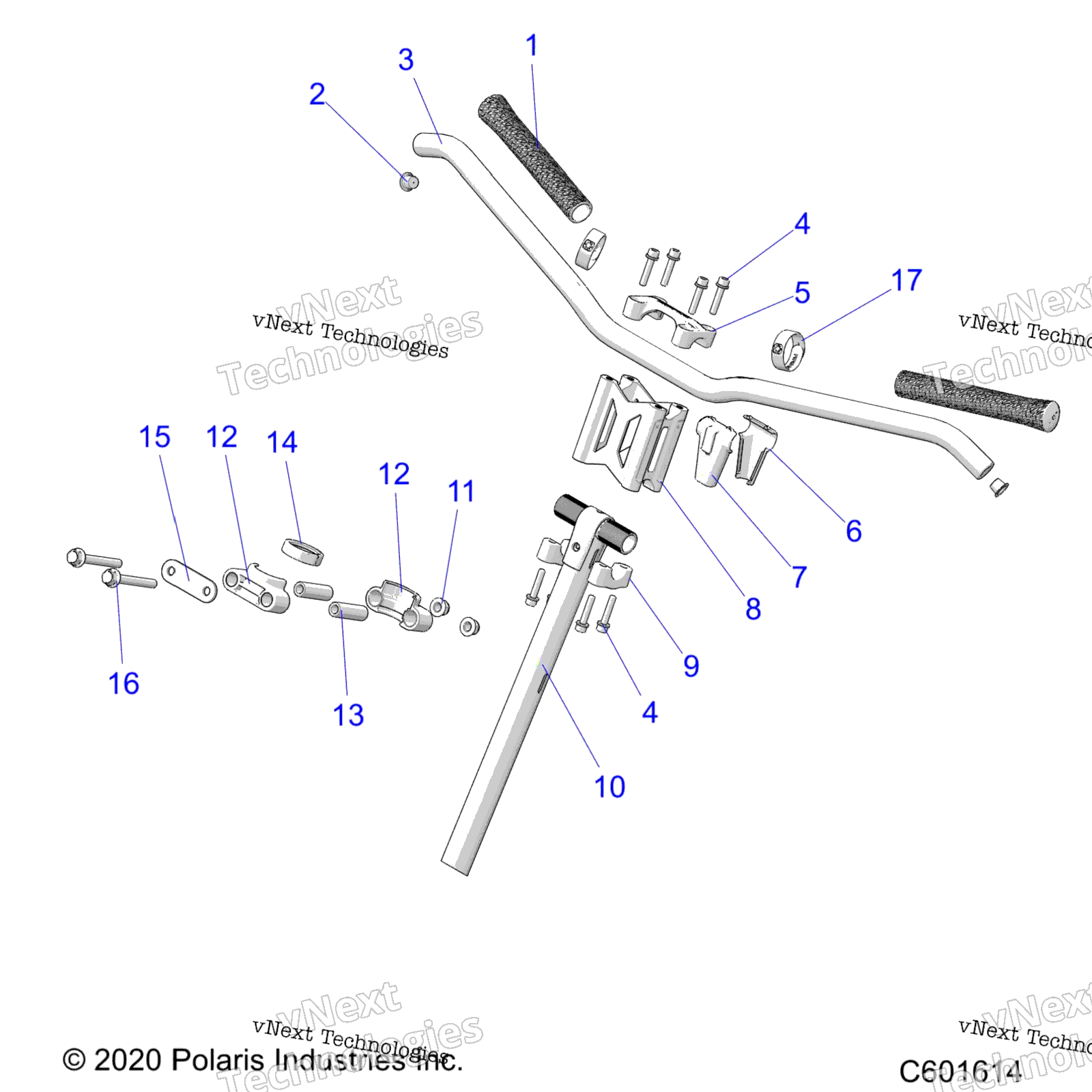 Steering, Upper & руль Asm