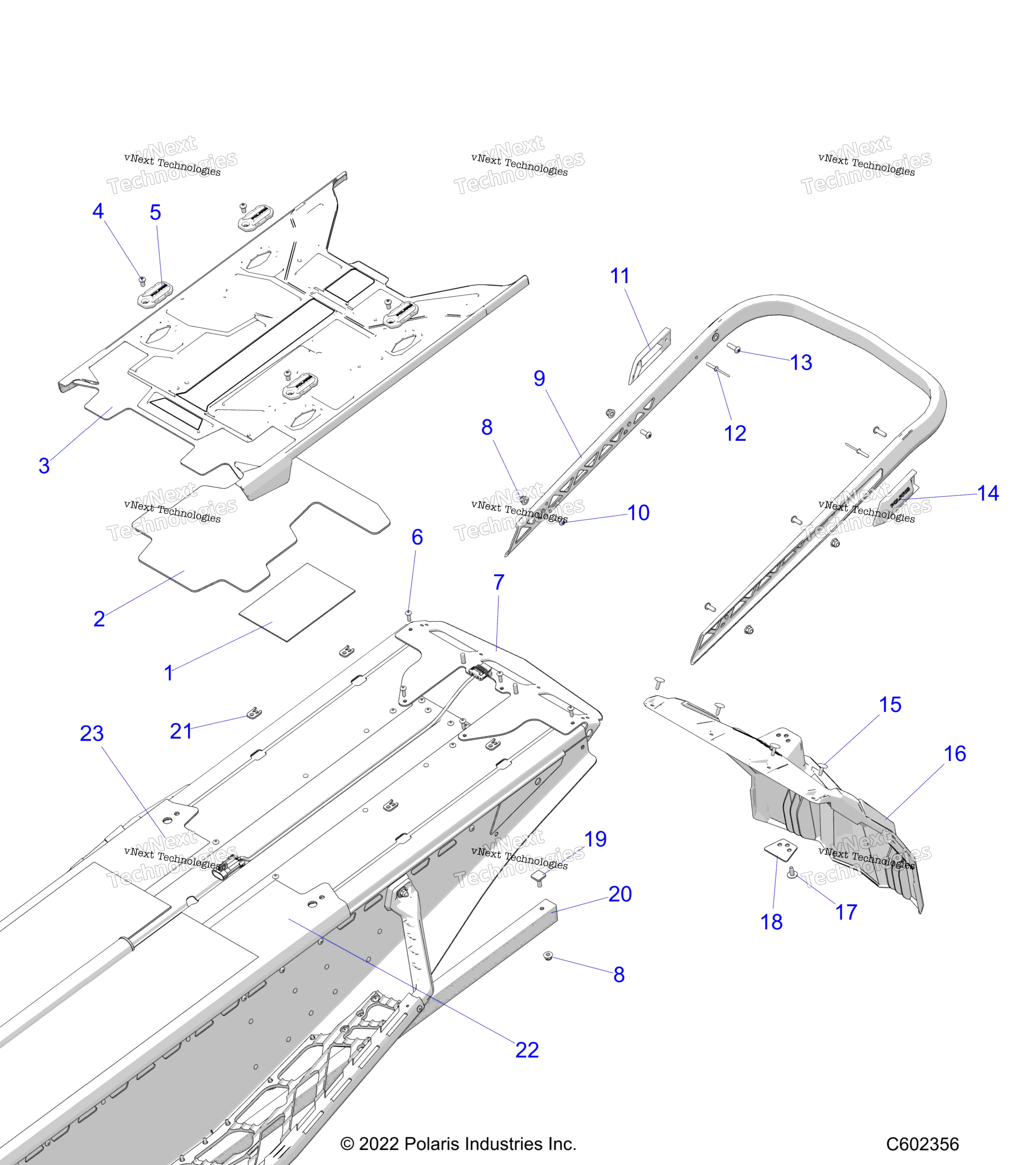 Body, Bumper, Rear, Closeoff, Tunnel крышка