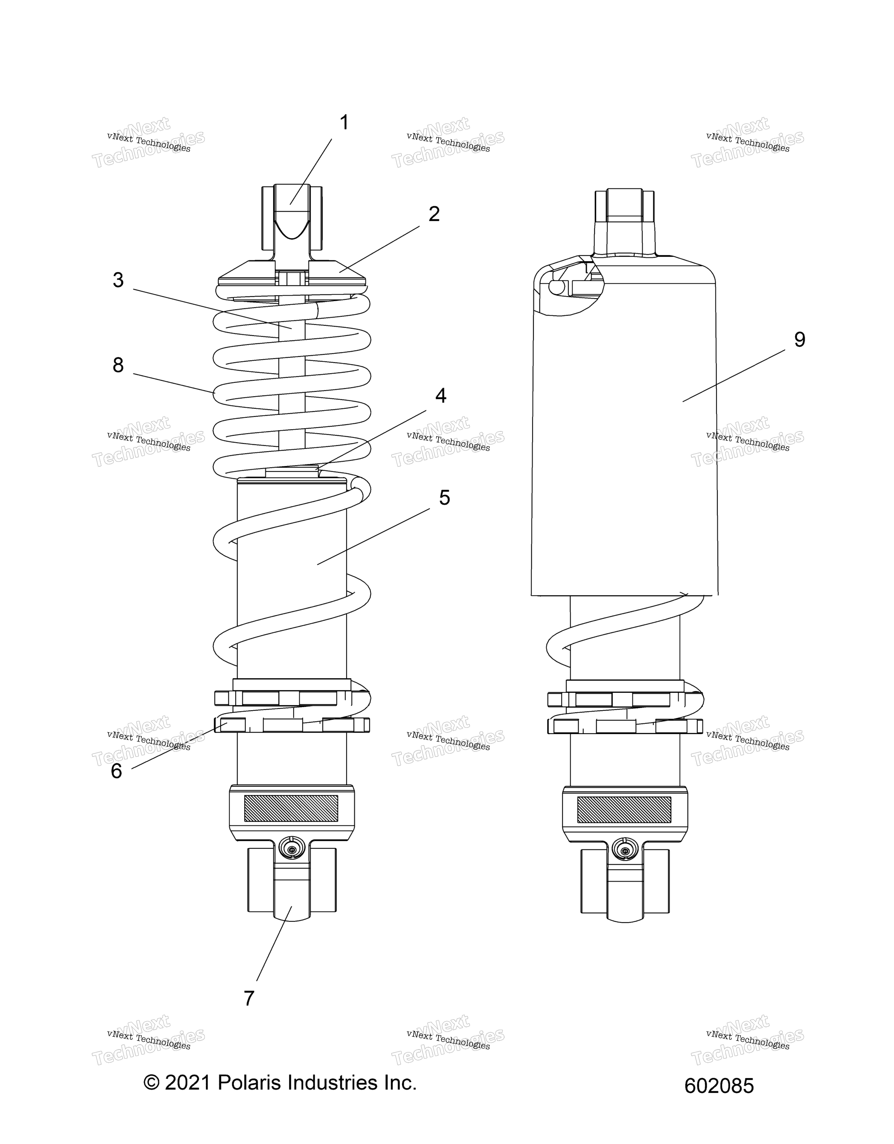 Suspension, Shock, передний Track