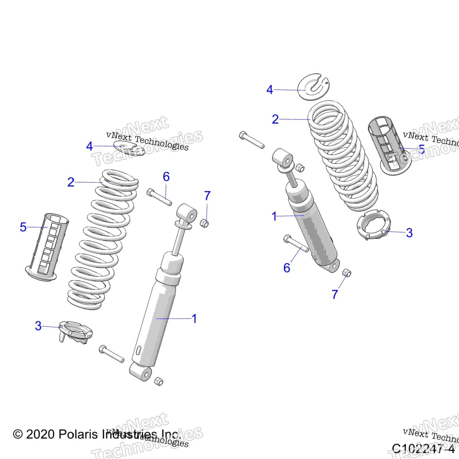 Suspension, Middle Shocks & крепление