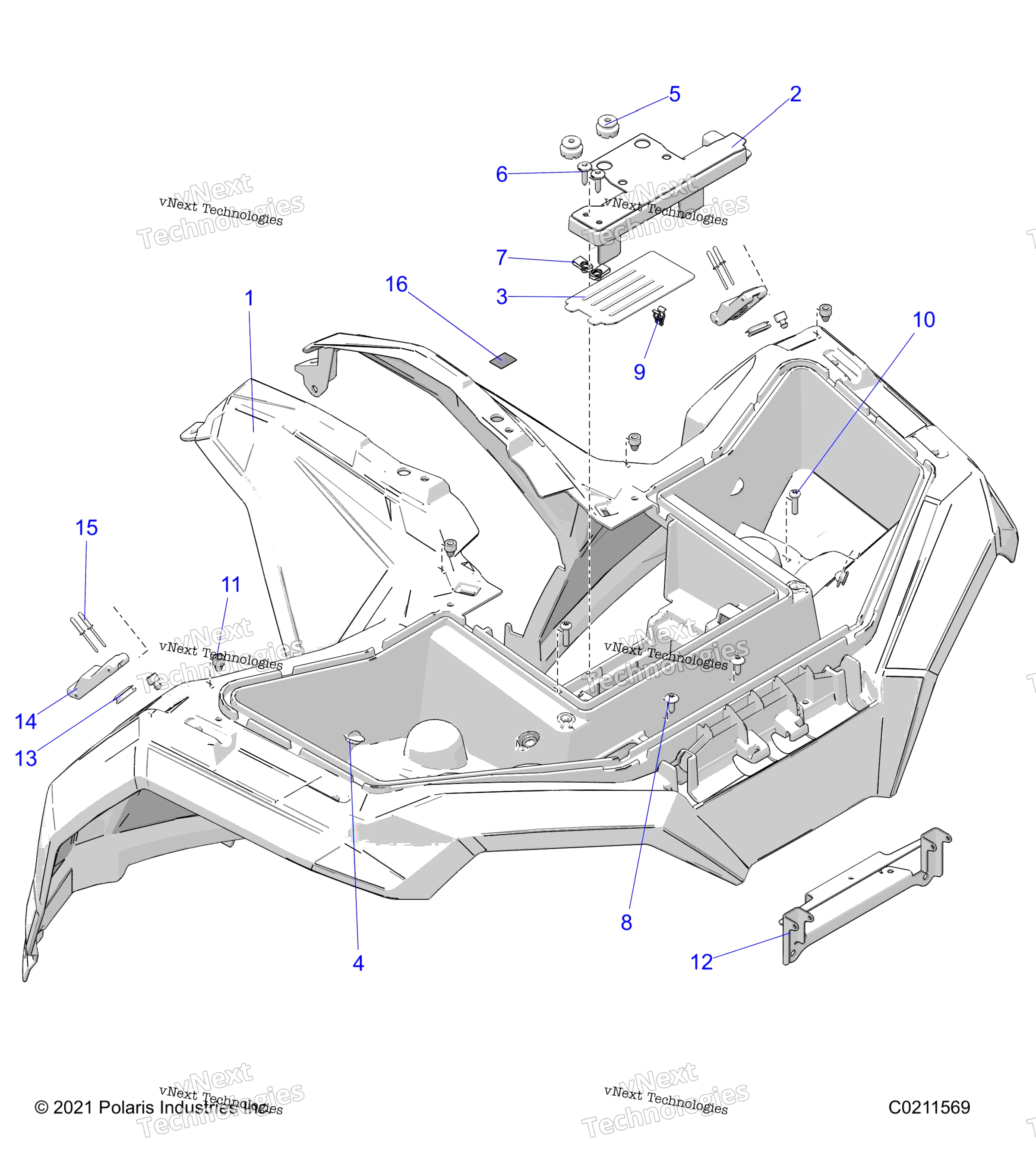 Body, передний Cab