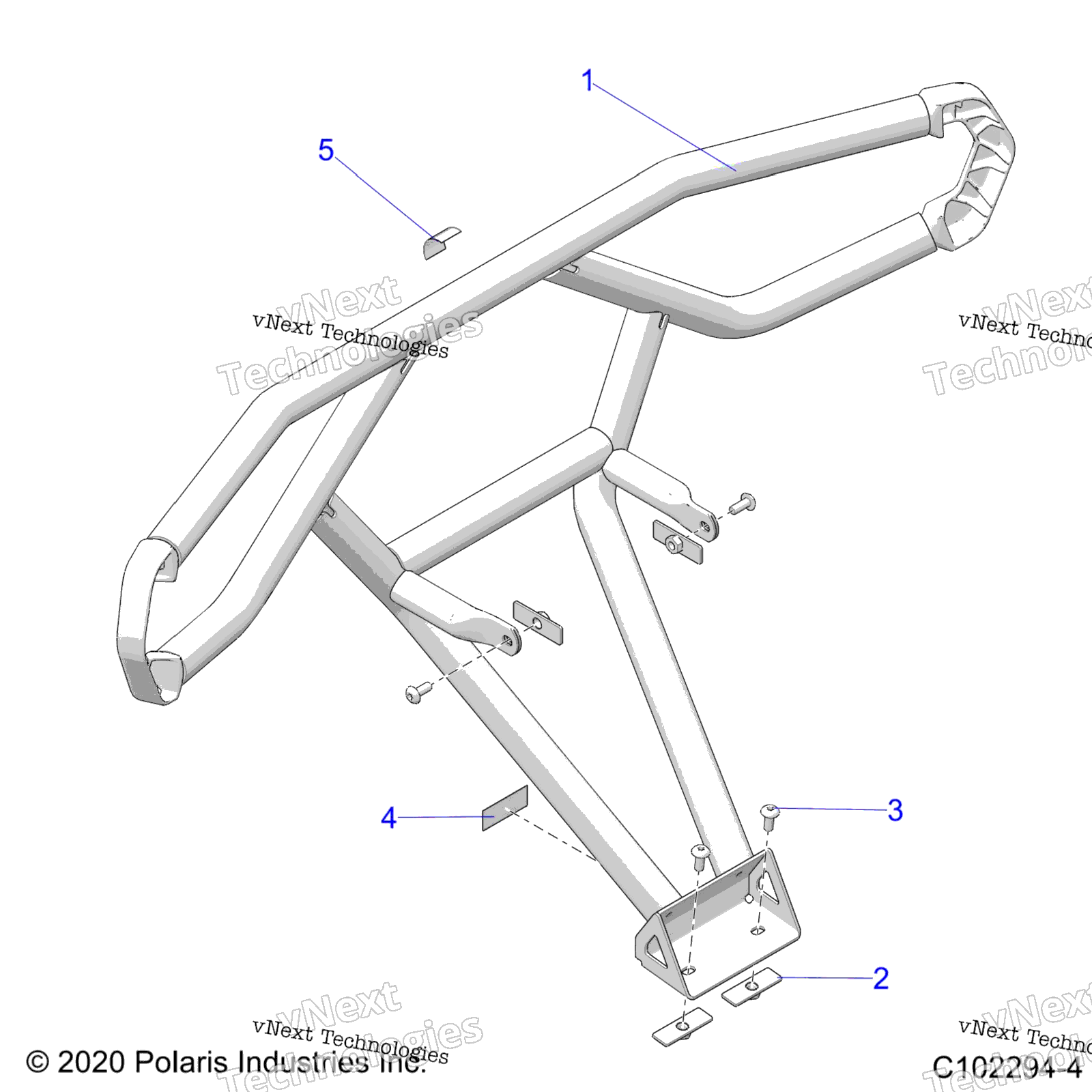 Body, задний Bumper, Trail