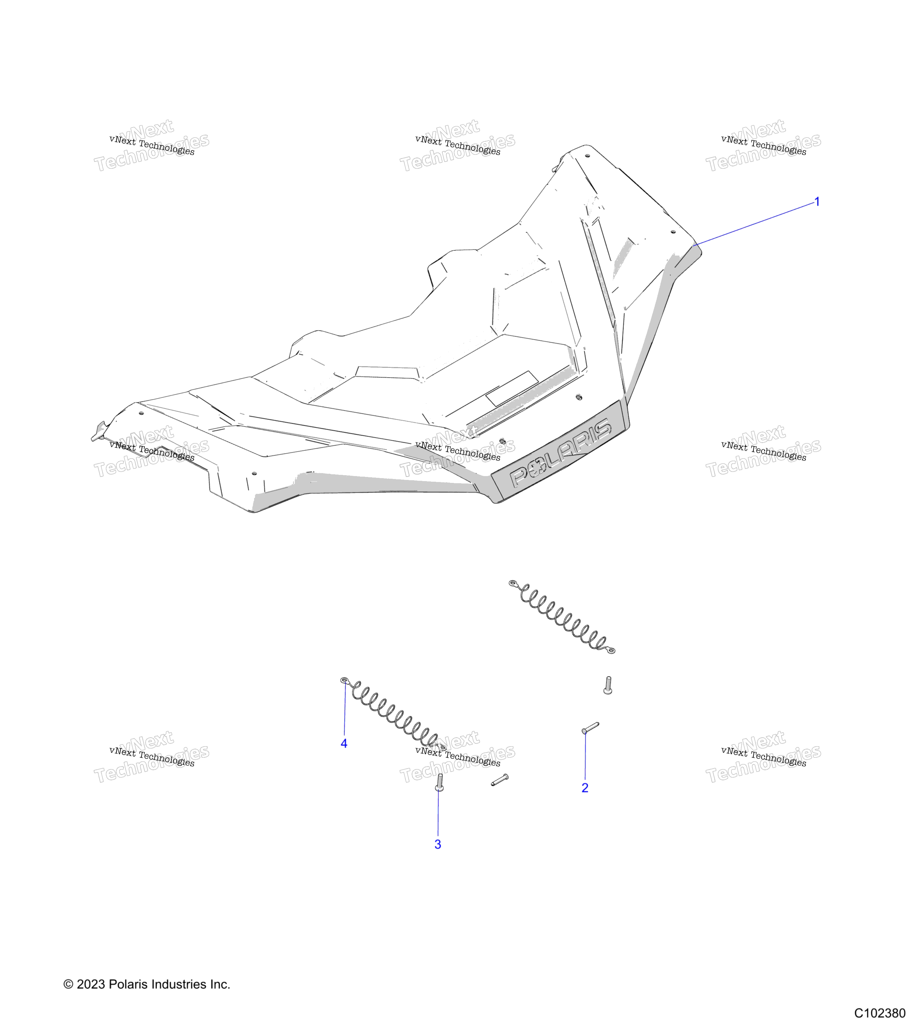 Body, передний Storage крышка