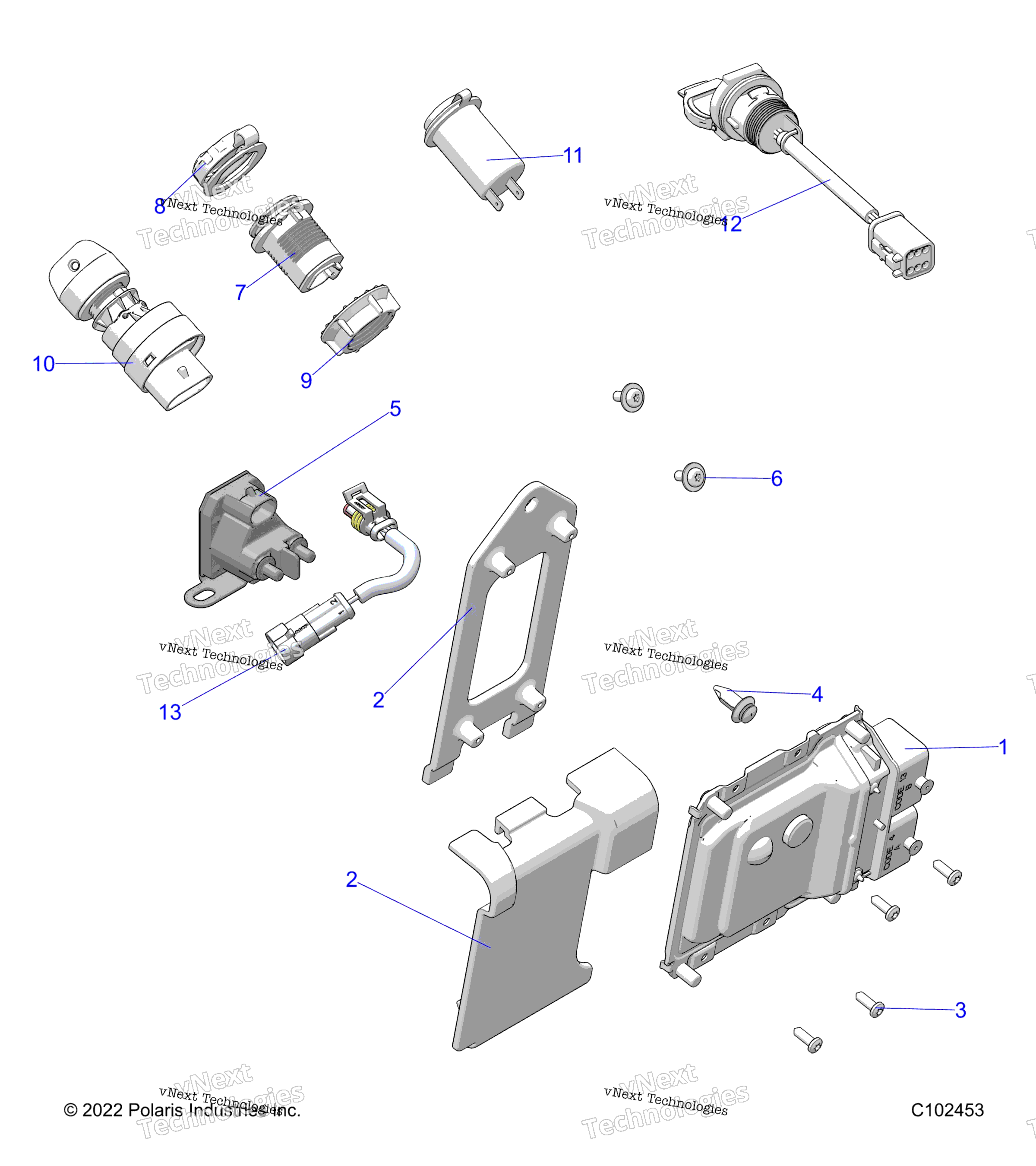 электрооборудование Switches, Sensors & Ecm