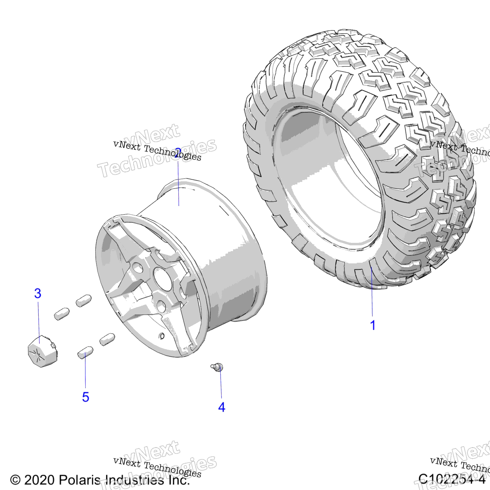 Колёса, задние Tire A23sws57c2