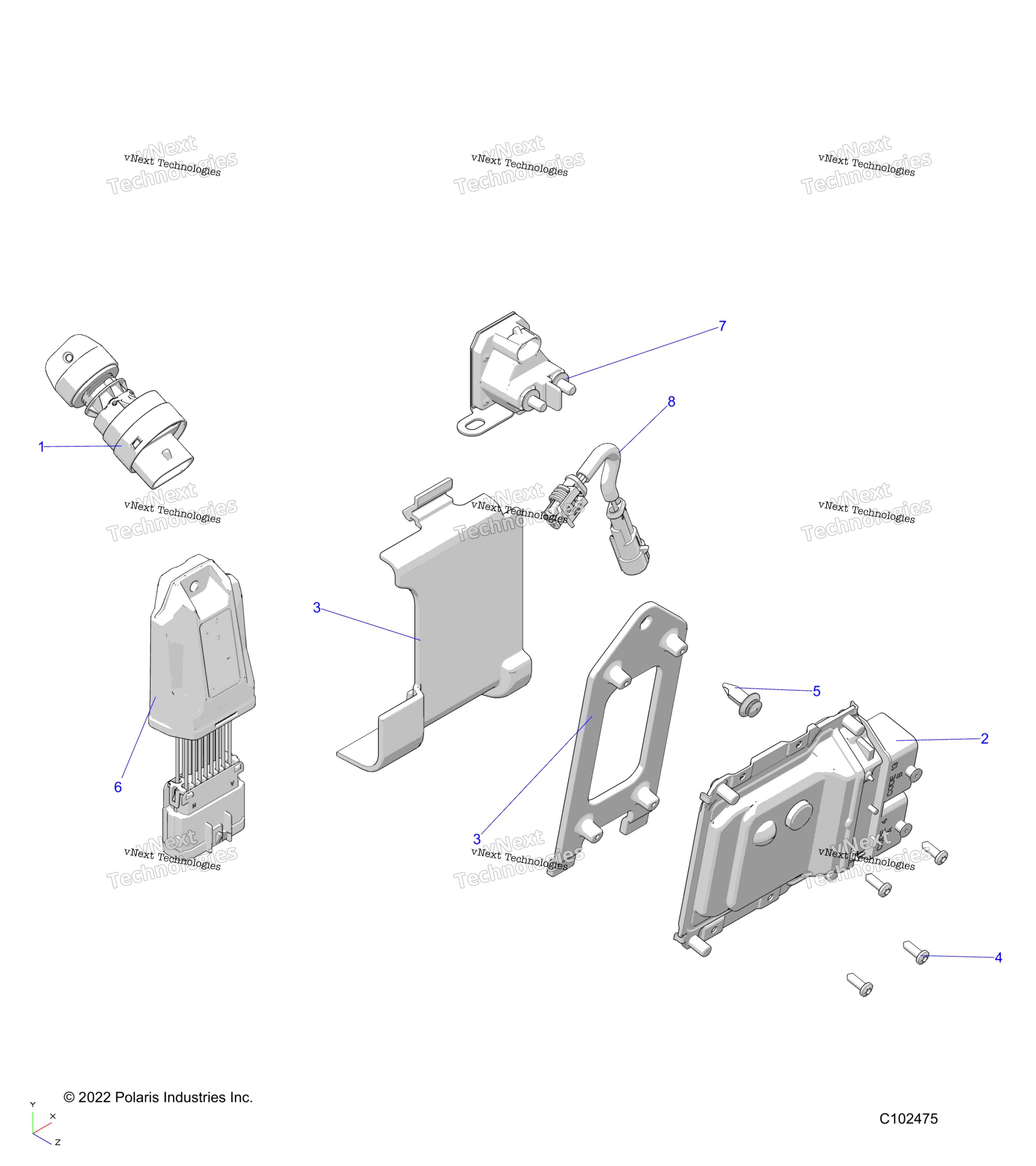 электрооборудование Switches, Sensors & Ecm