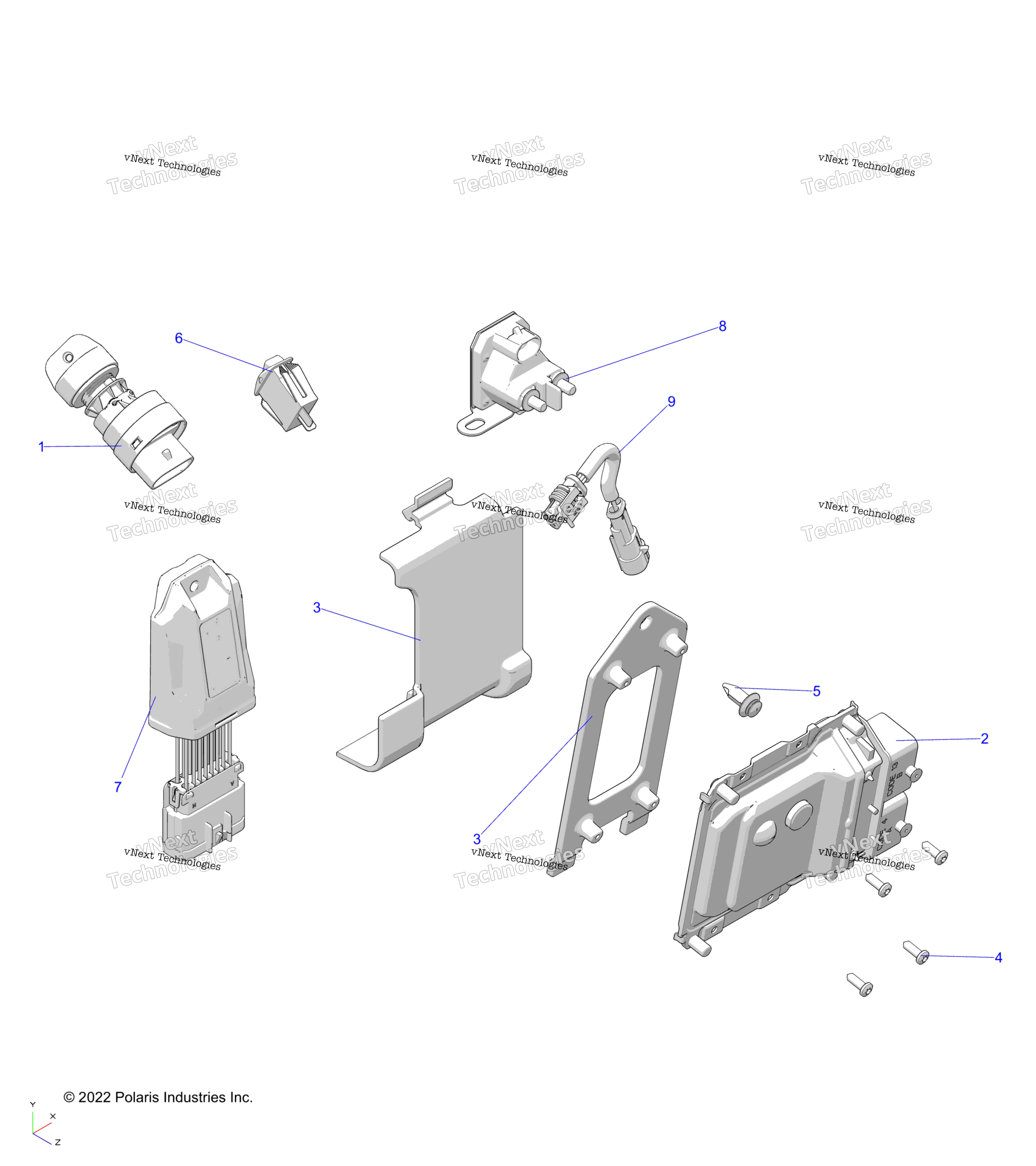 электрооборудование Switches, Sensors & Ecm