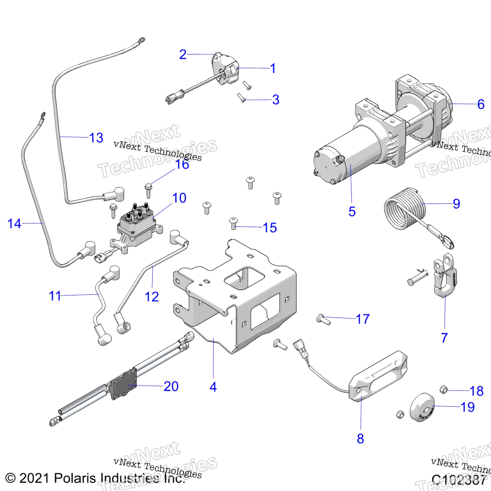 Chassis, лебёдка