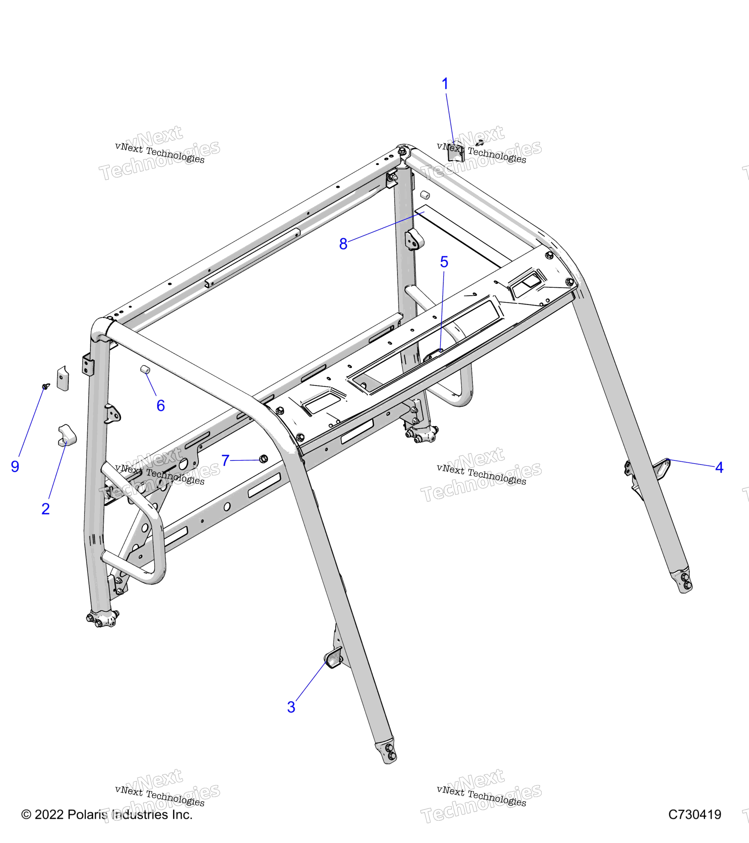 Шасси, рама кабины Area, & Brake Edge Cover R23mas57ck/C9