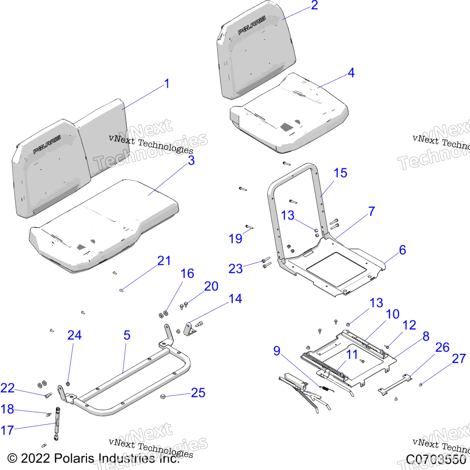 Кузов, сиденье Asm. And Slider R23rre99fj/F9/Rrs99fj/F9