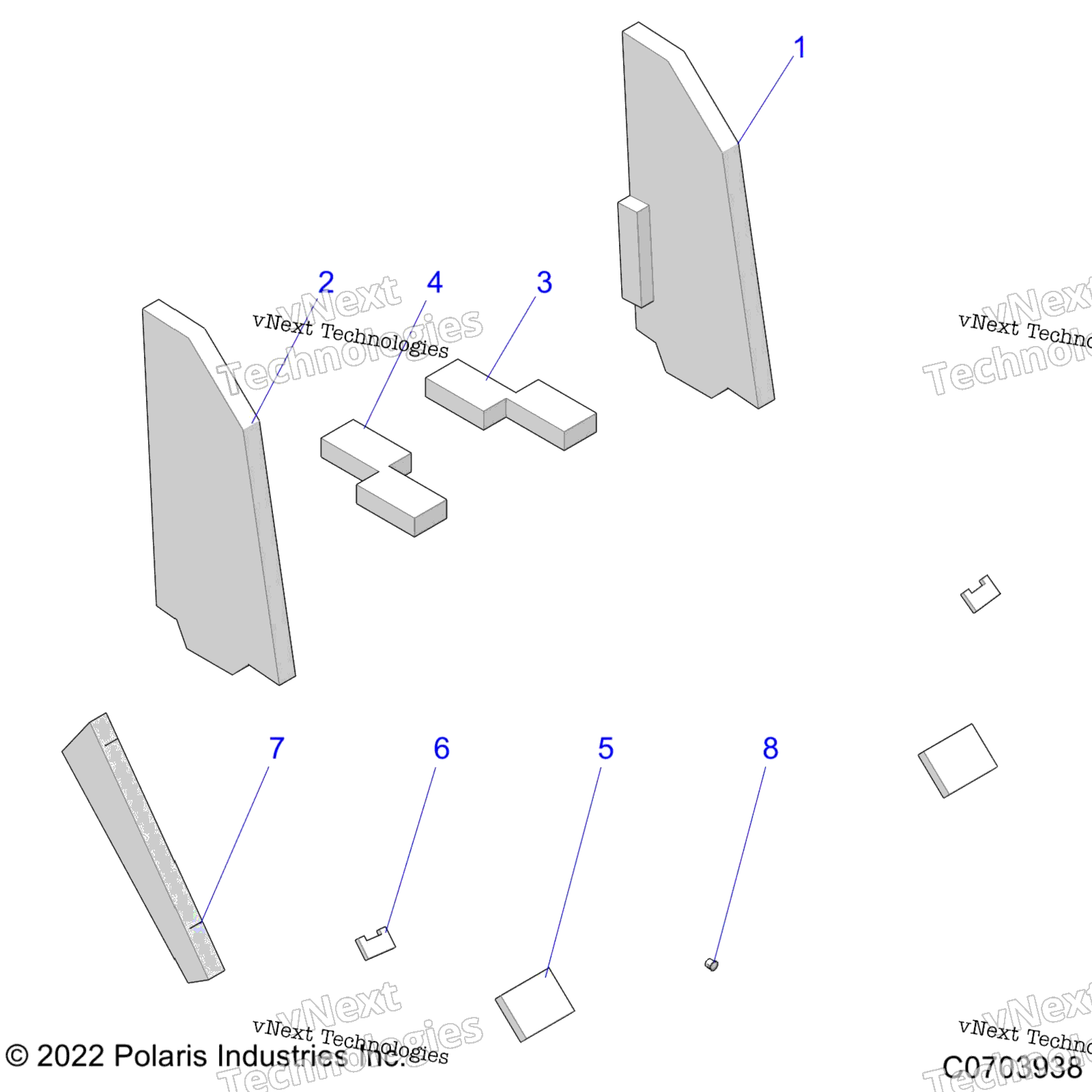 Body, Sealing поролон R23rrs99pk