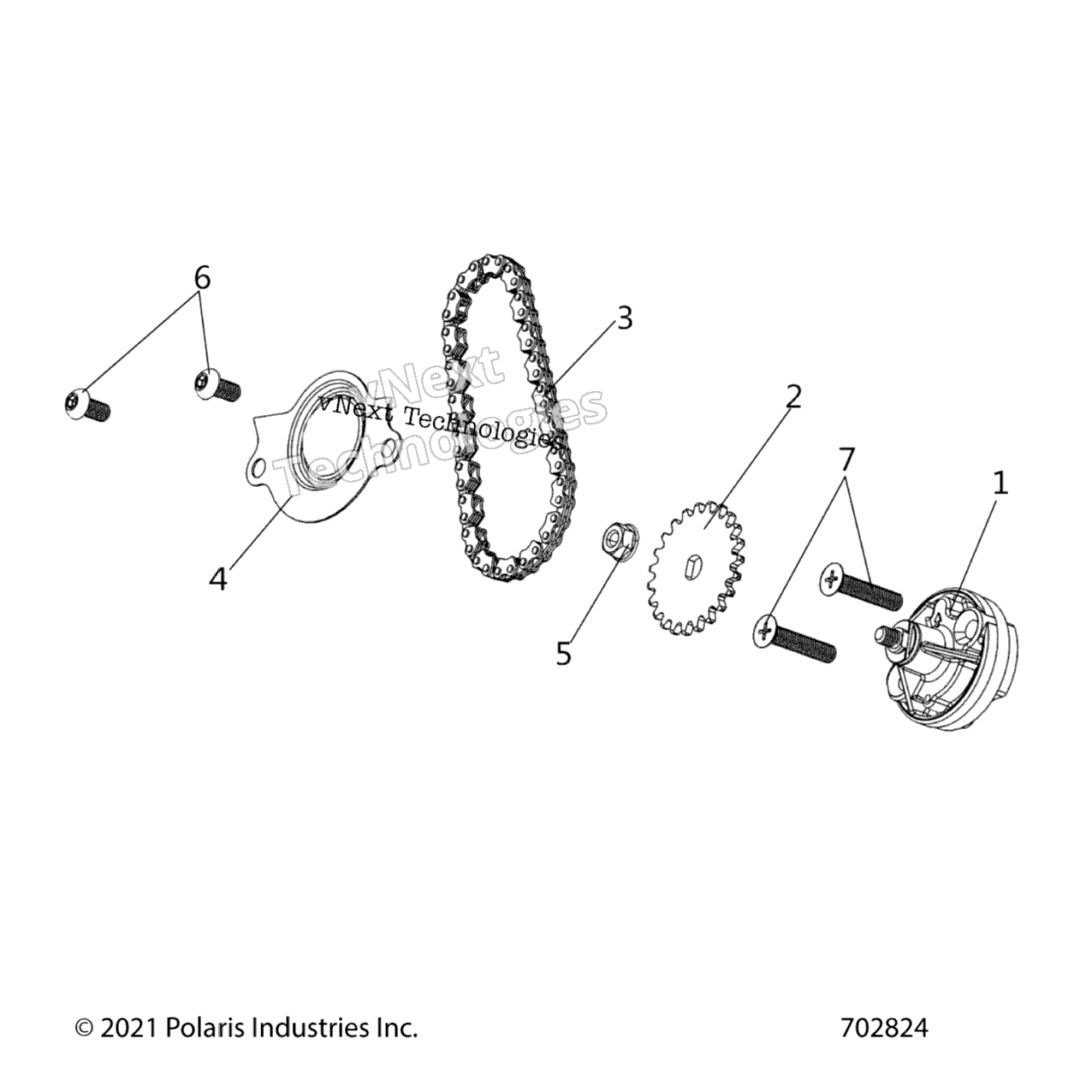 Двигатель, масляный насос