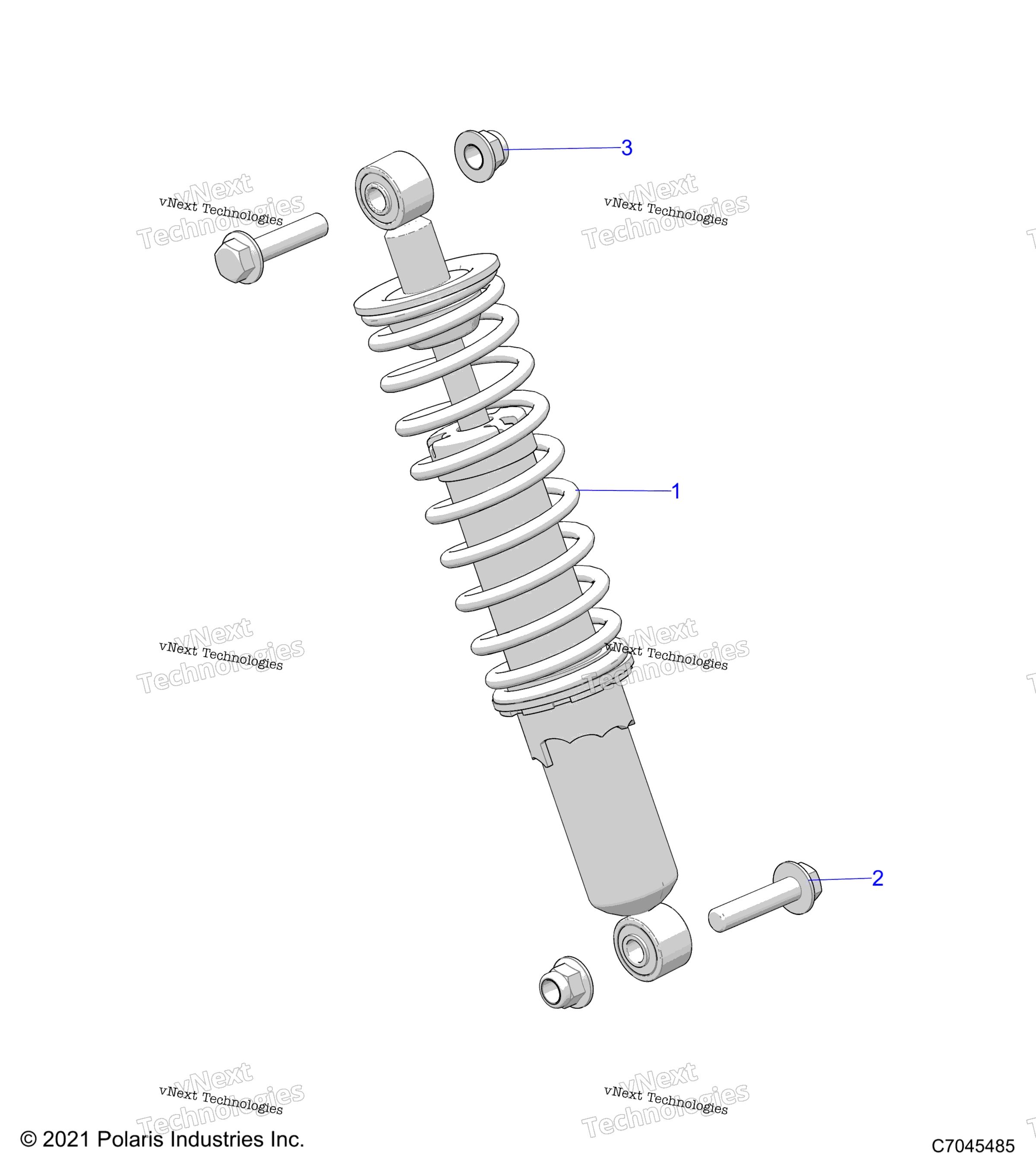Suspension, Shock, передний