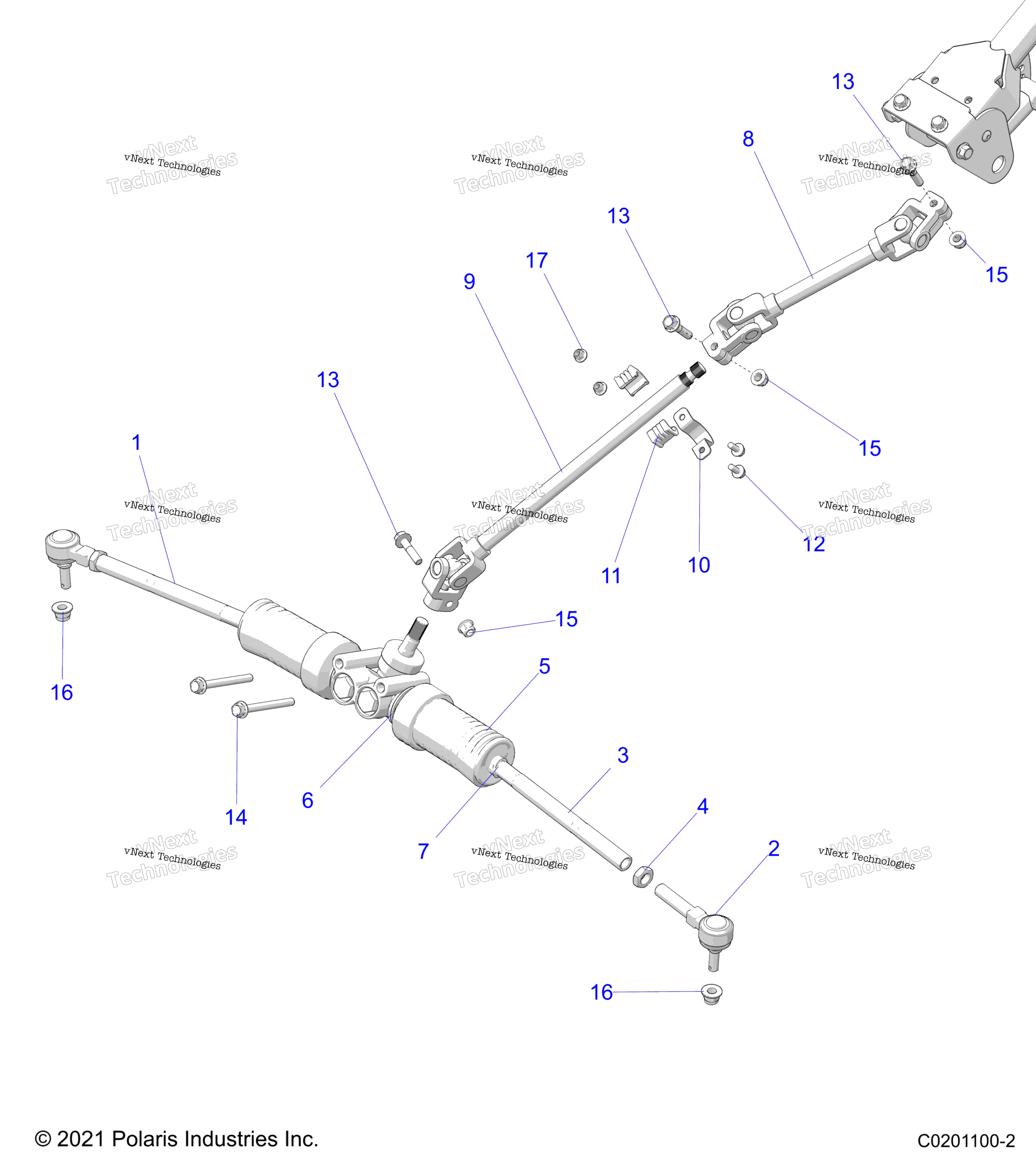 Steering, нижний