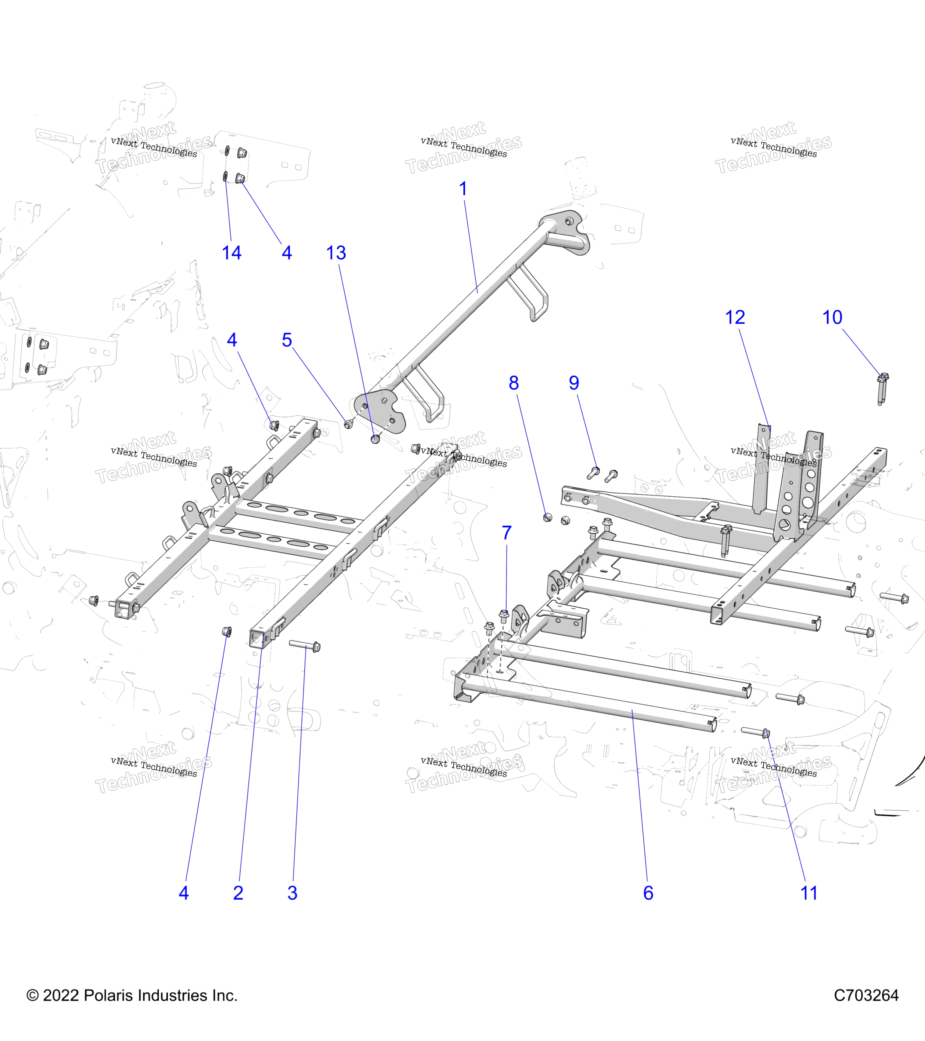 Chassis, сиденье и Center Console крепление