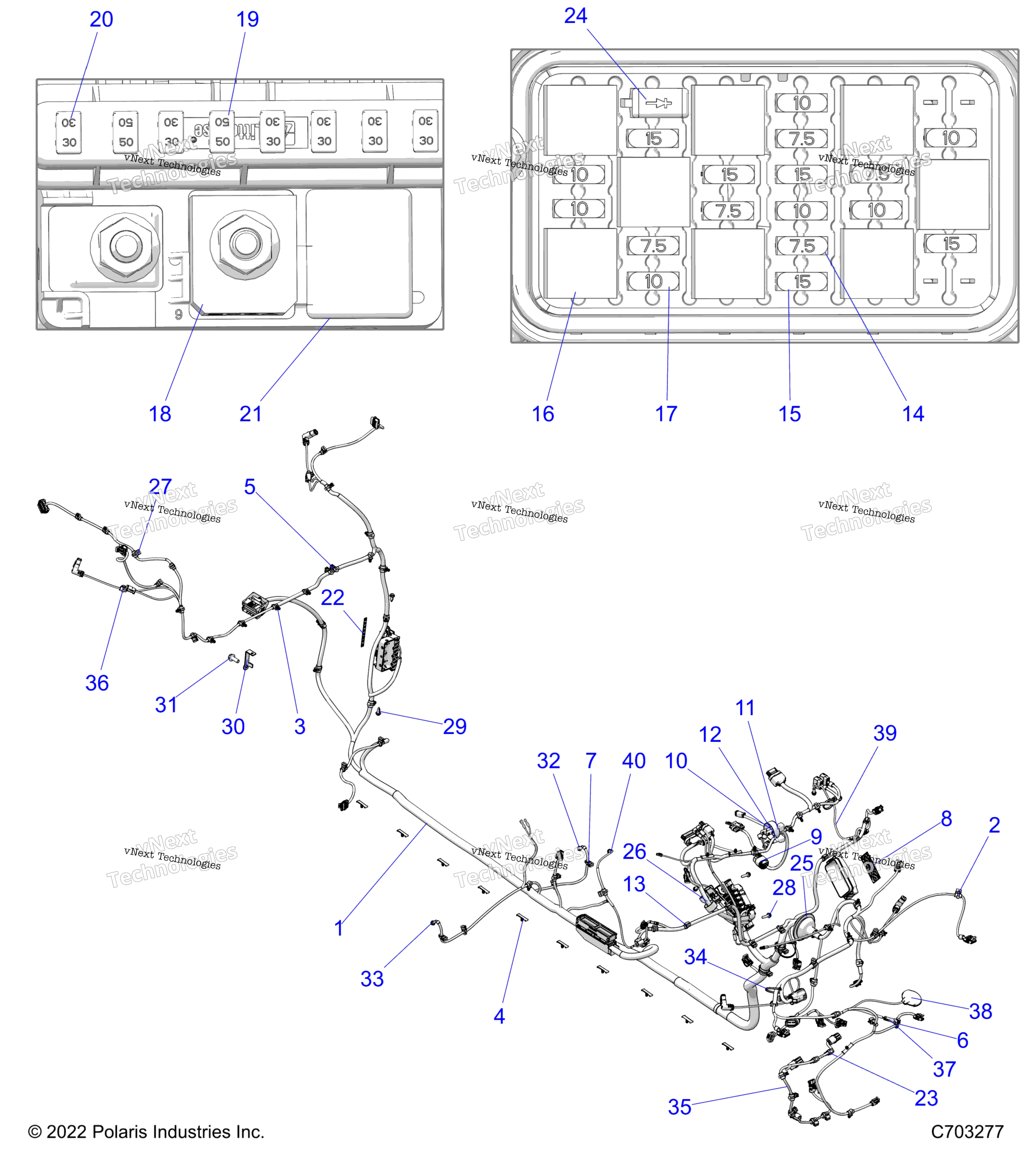 Electrical, провод Harness, Chassis