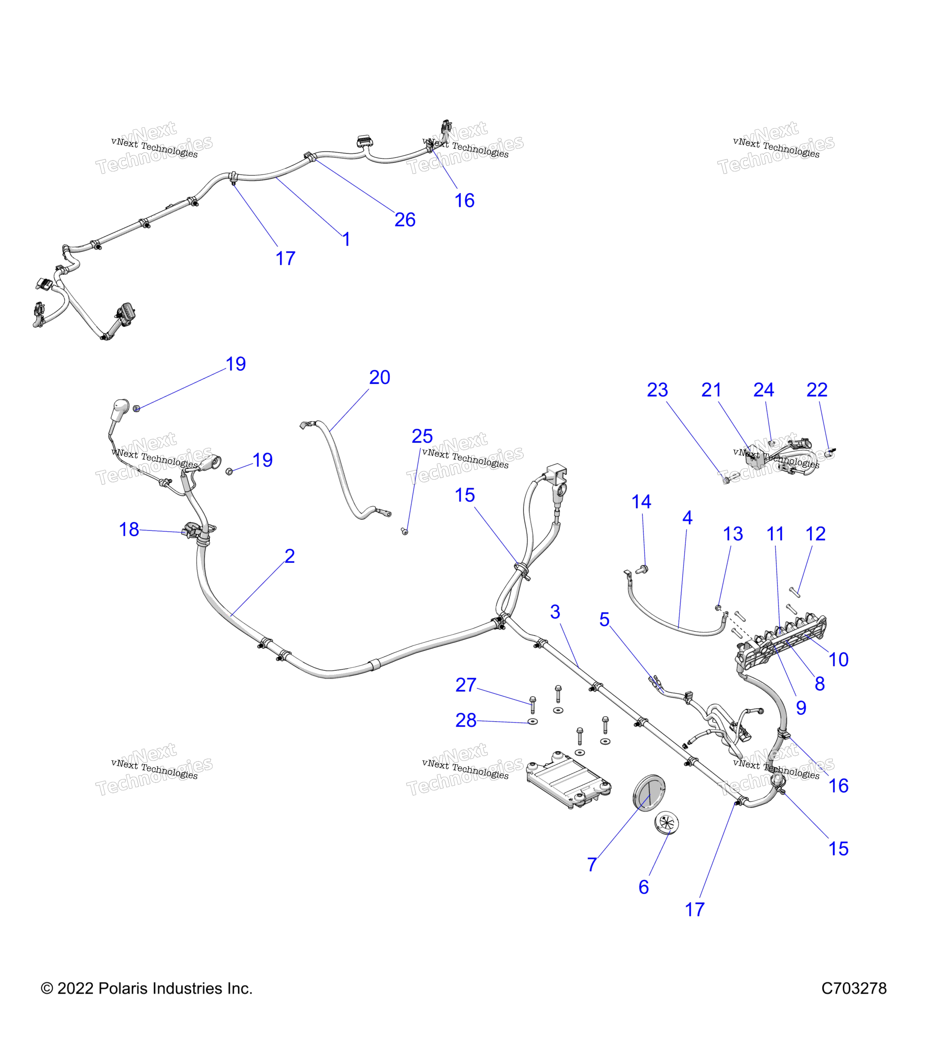 Electrical, провод Harness, Peripheral