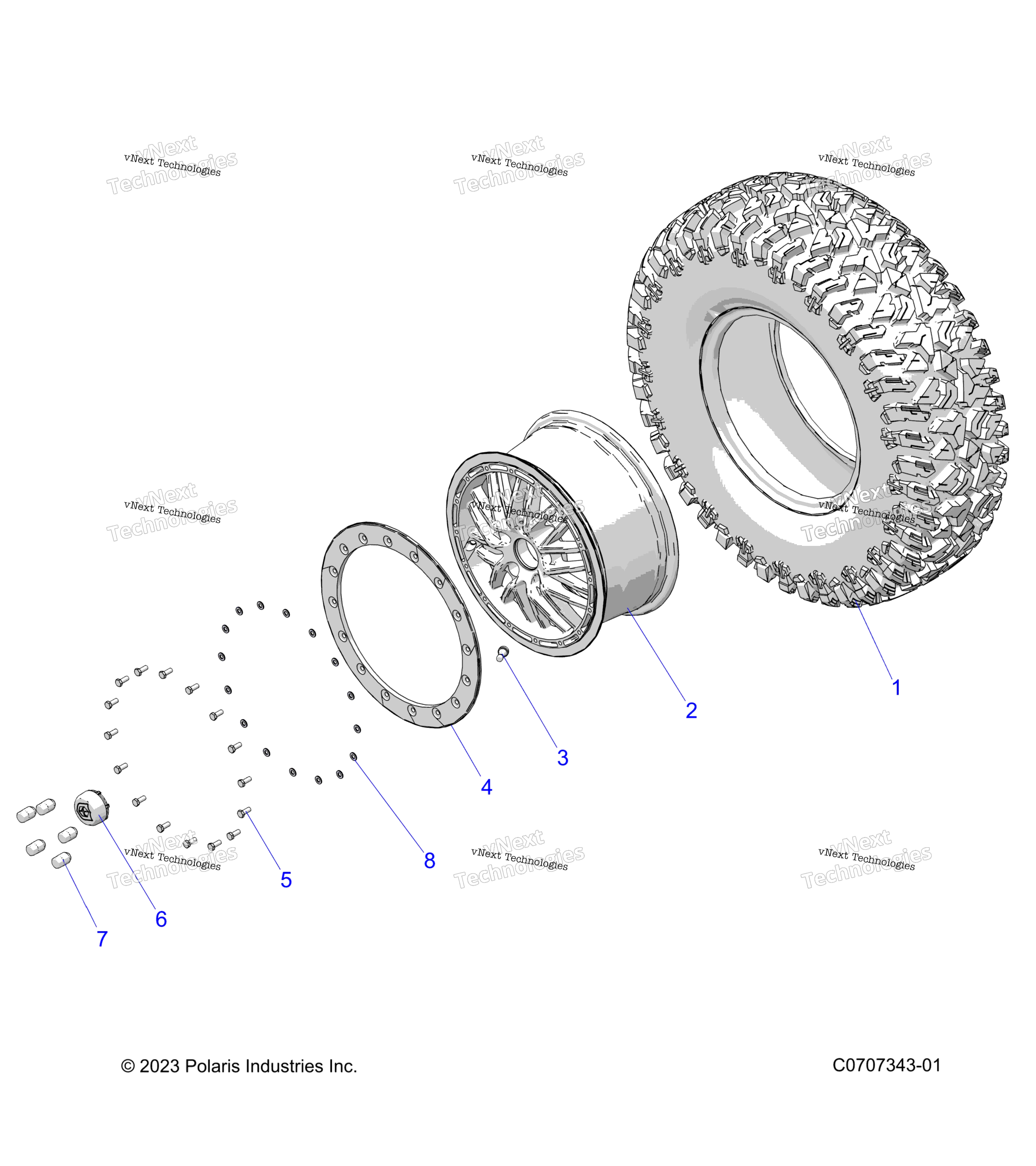 Wheels, передний / задний