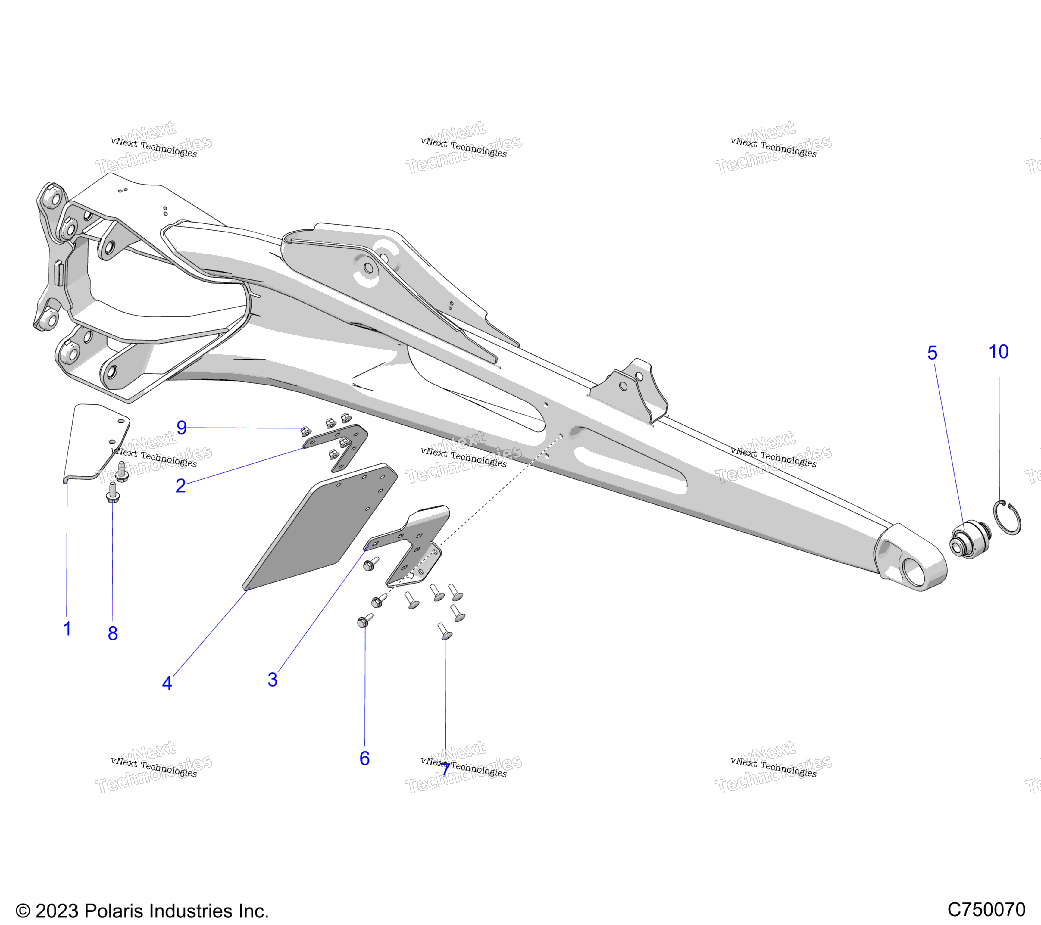 Подвеска, задняя Trailing Arms