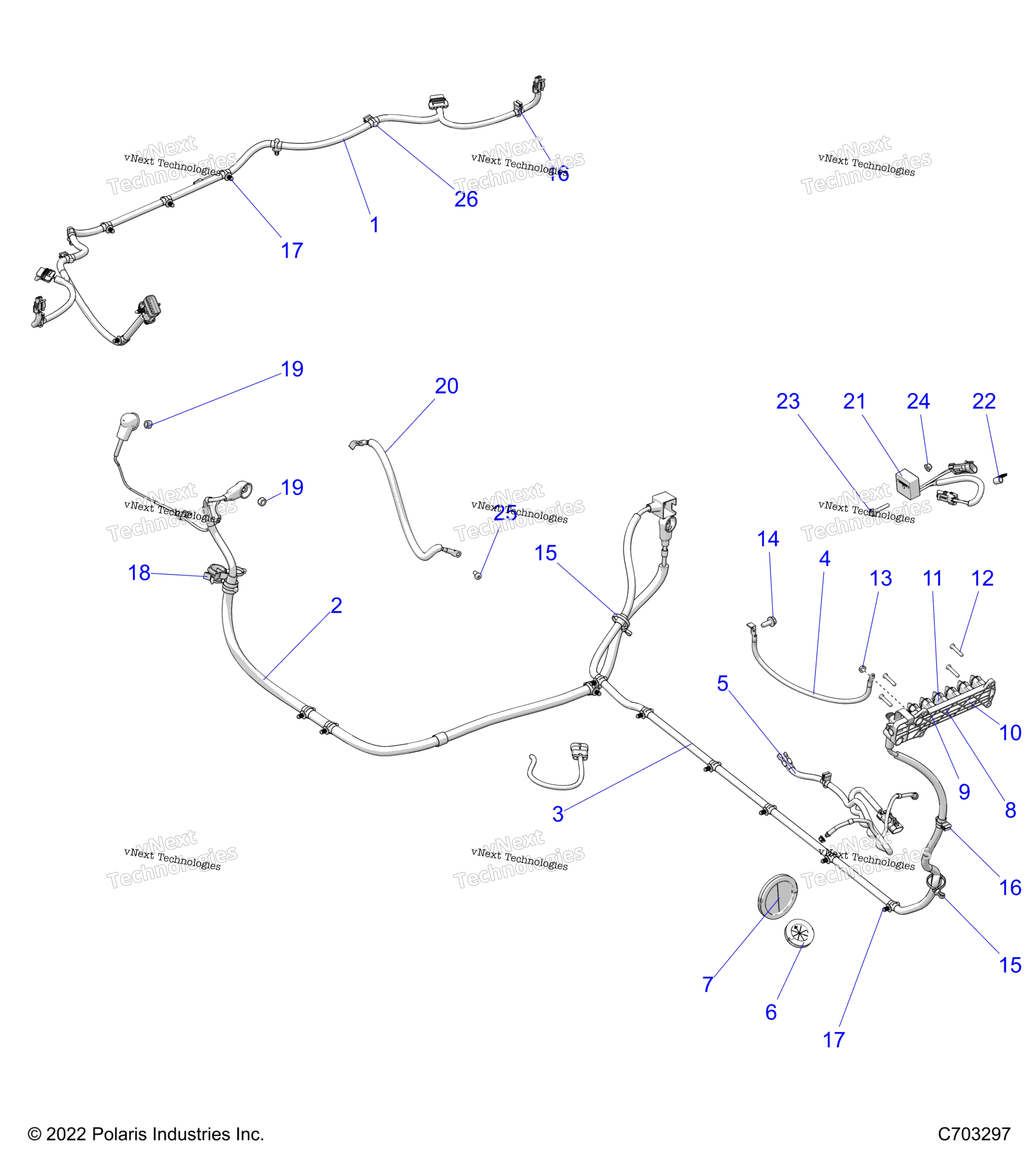Electrical, провод Harness, Peripheral