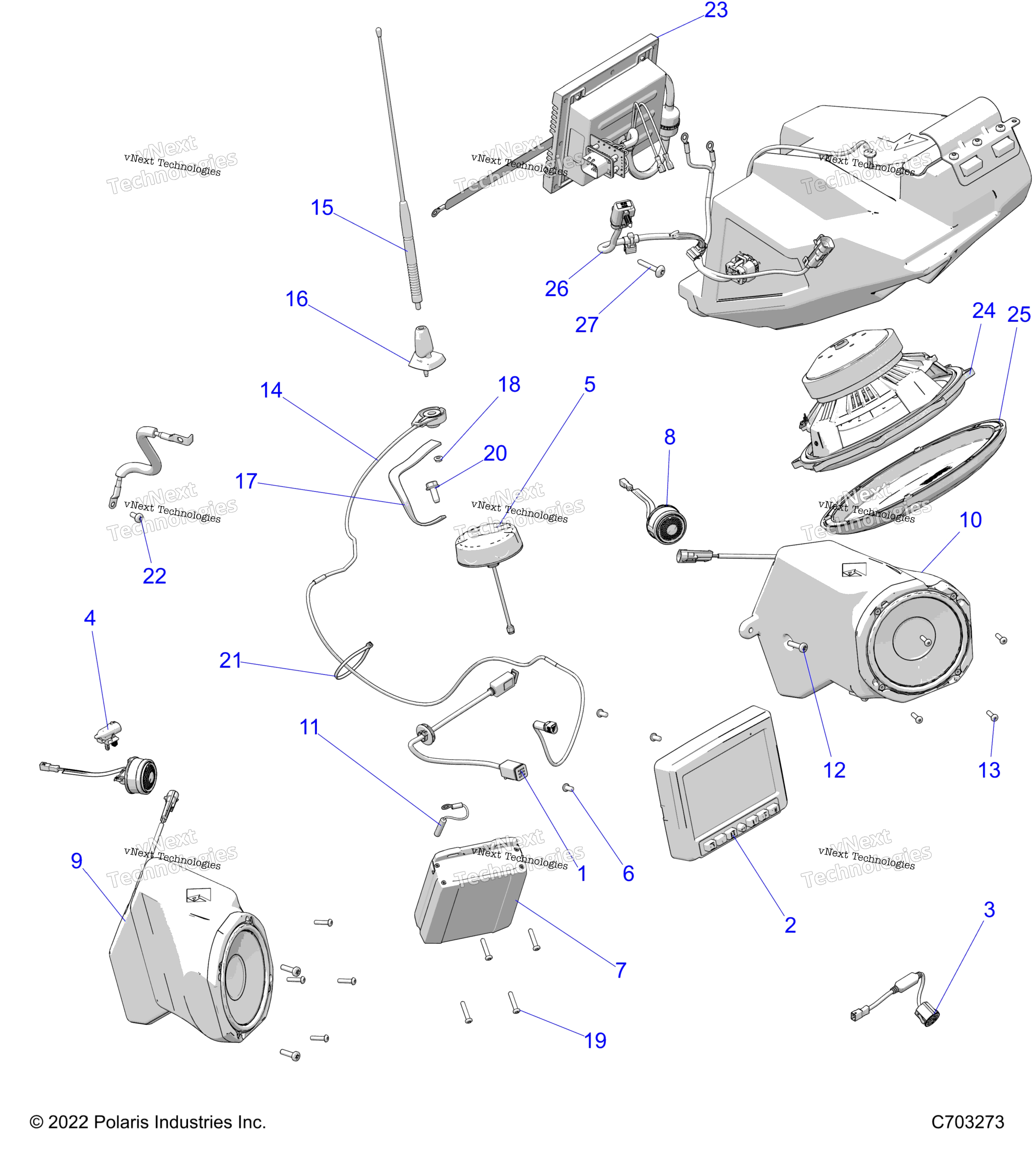 Electrical, Option, Audio, передний