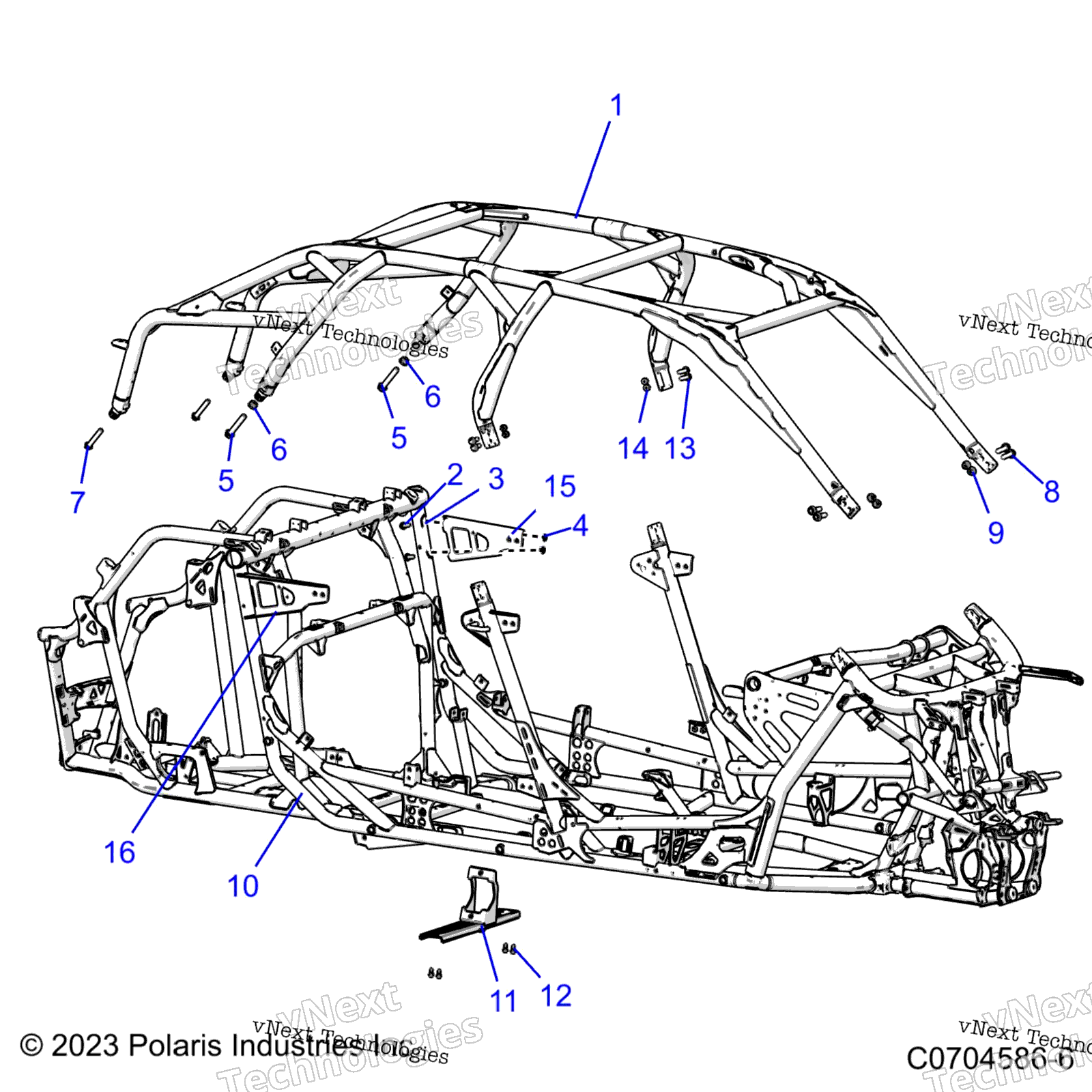Chassis, Cab и Main рама