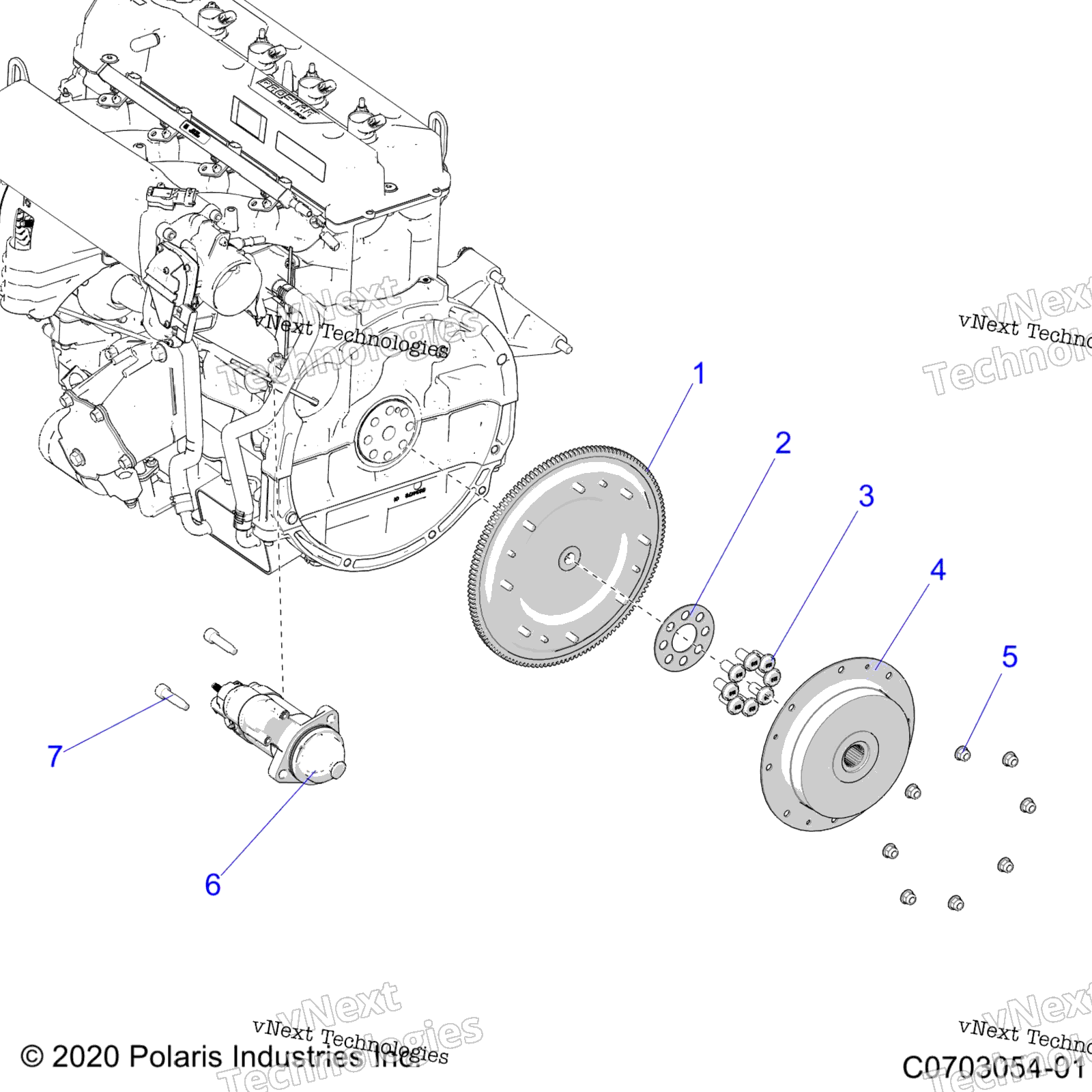 Engine, Starter, маховик и Related