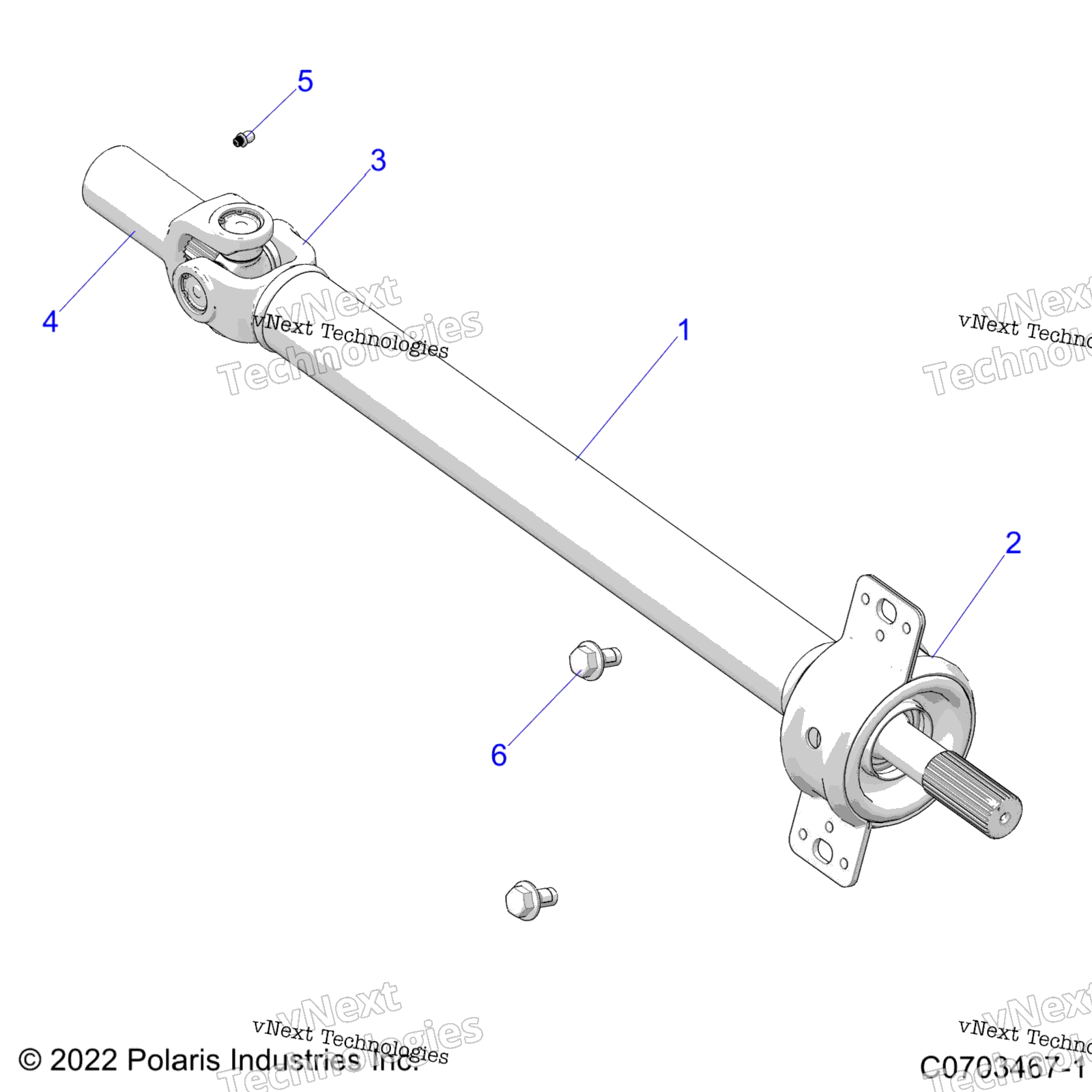 Привод Train, Prop Shaft,Mid, Bearing