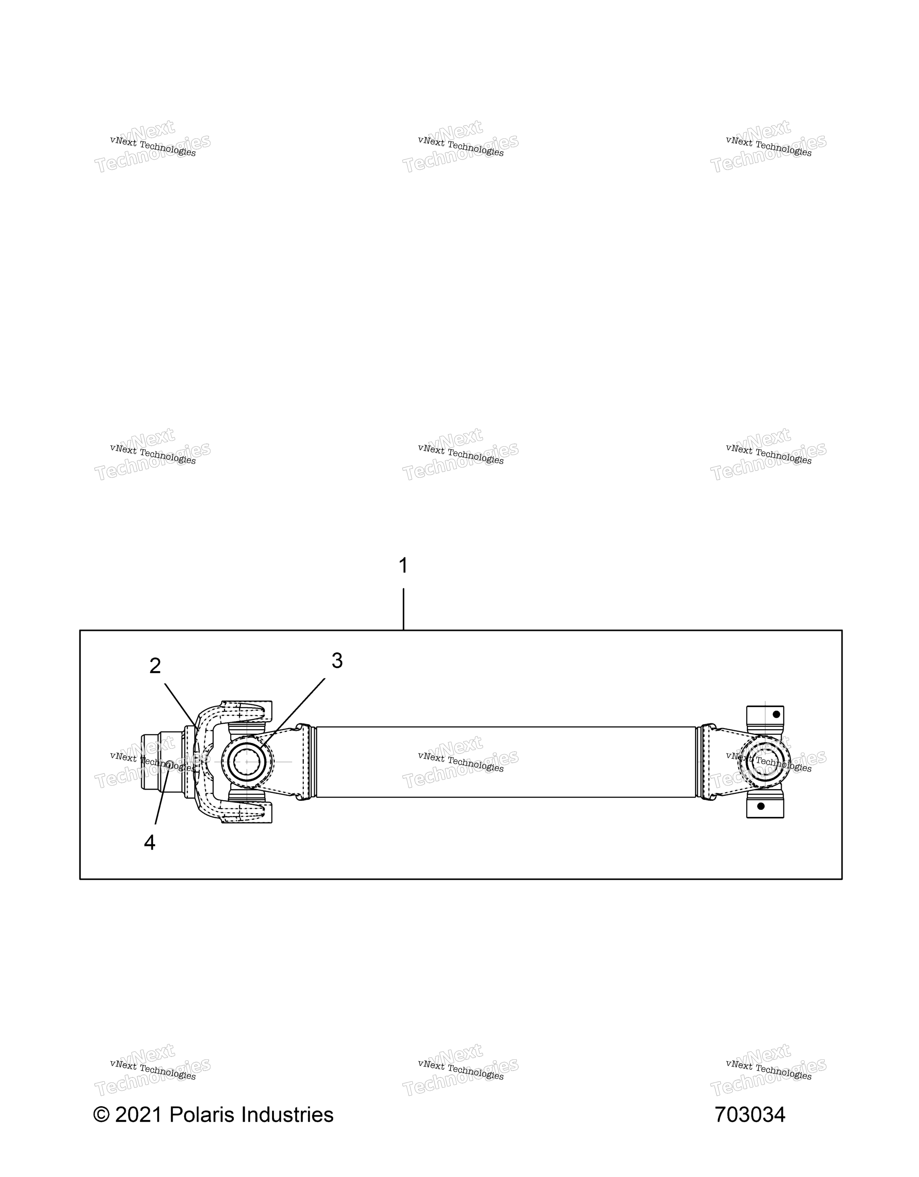 Привод Train, Prop Shaft,Rear