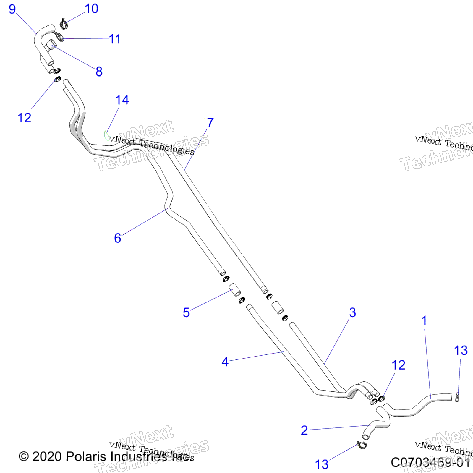 Engine, Cooling, Hoses и Related