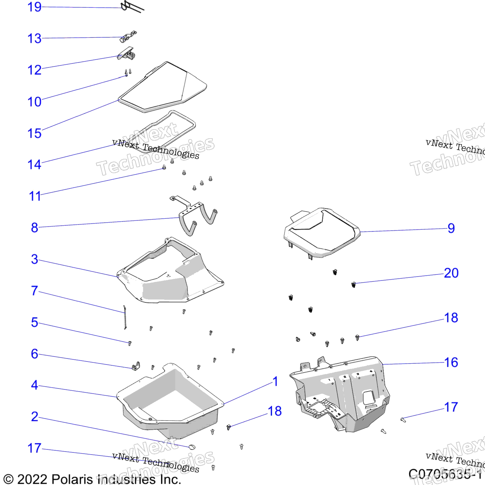 Body, передний Storage Z23r4e92a / 92B
