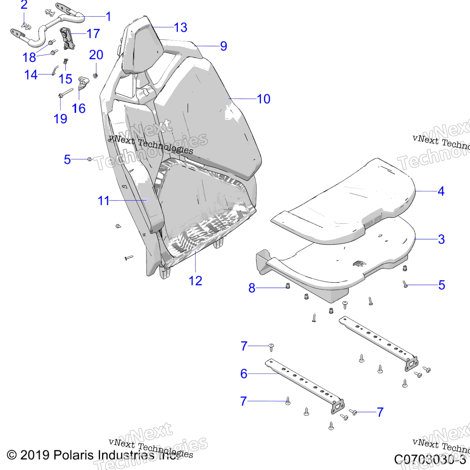Кузов, сиденье Asm., Rear, Standard Z23r4e92a/92B