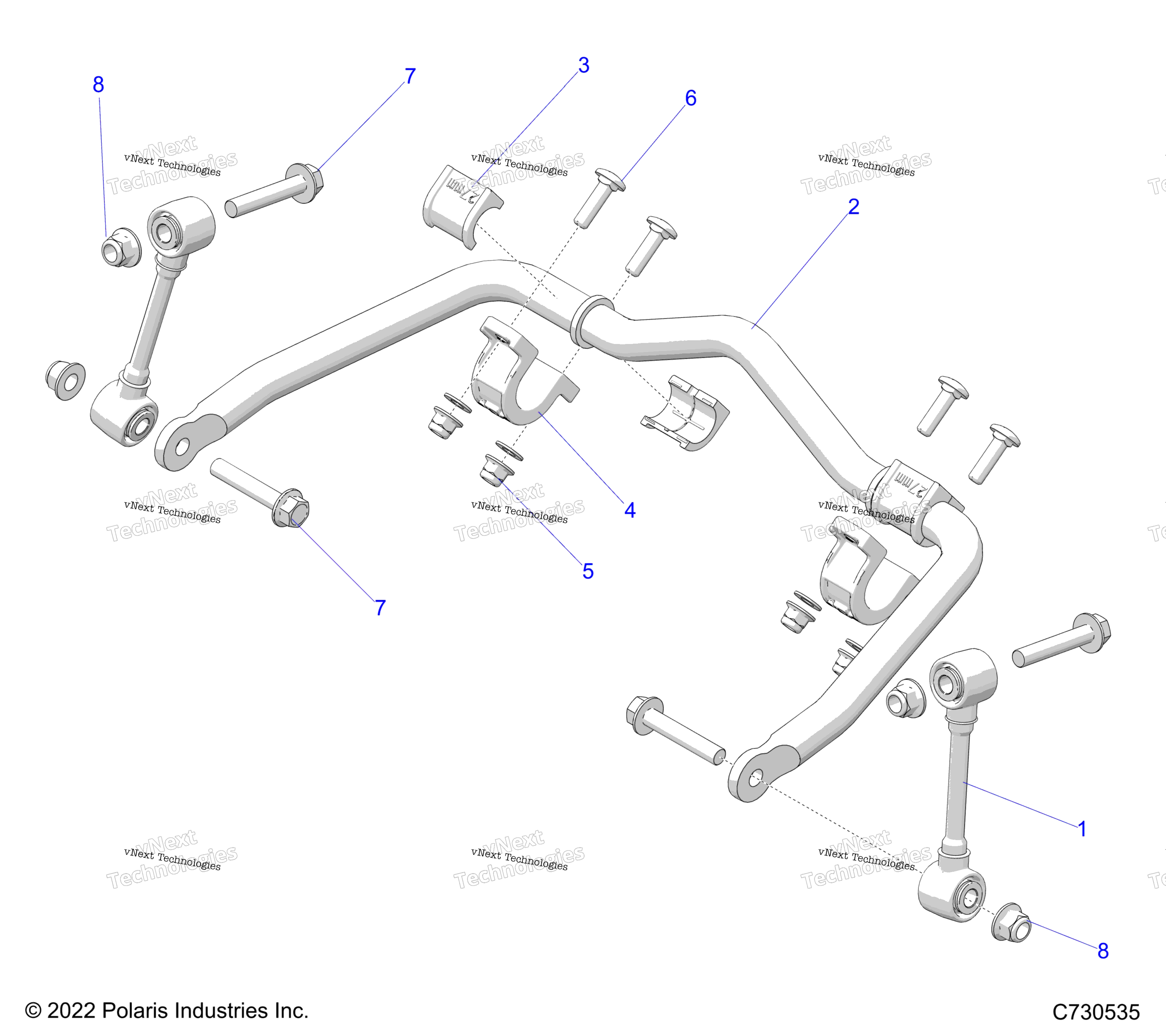Подвеска, передняя Stabilizer Bar Z23r4e92a/92B