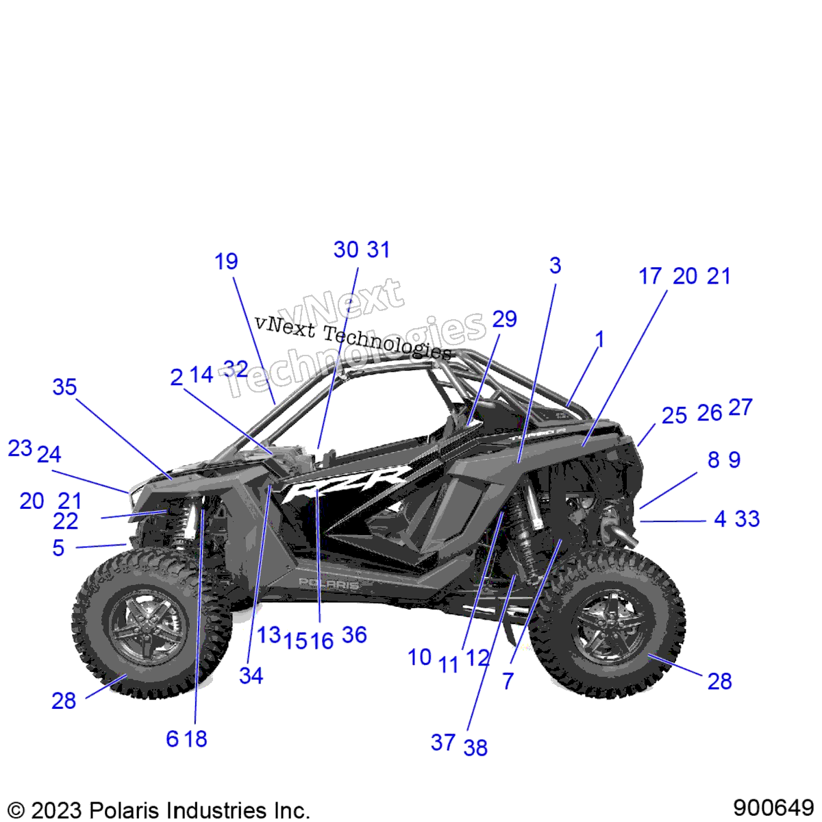 Body, наклейки и Components, 3Pc