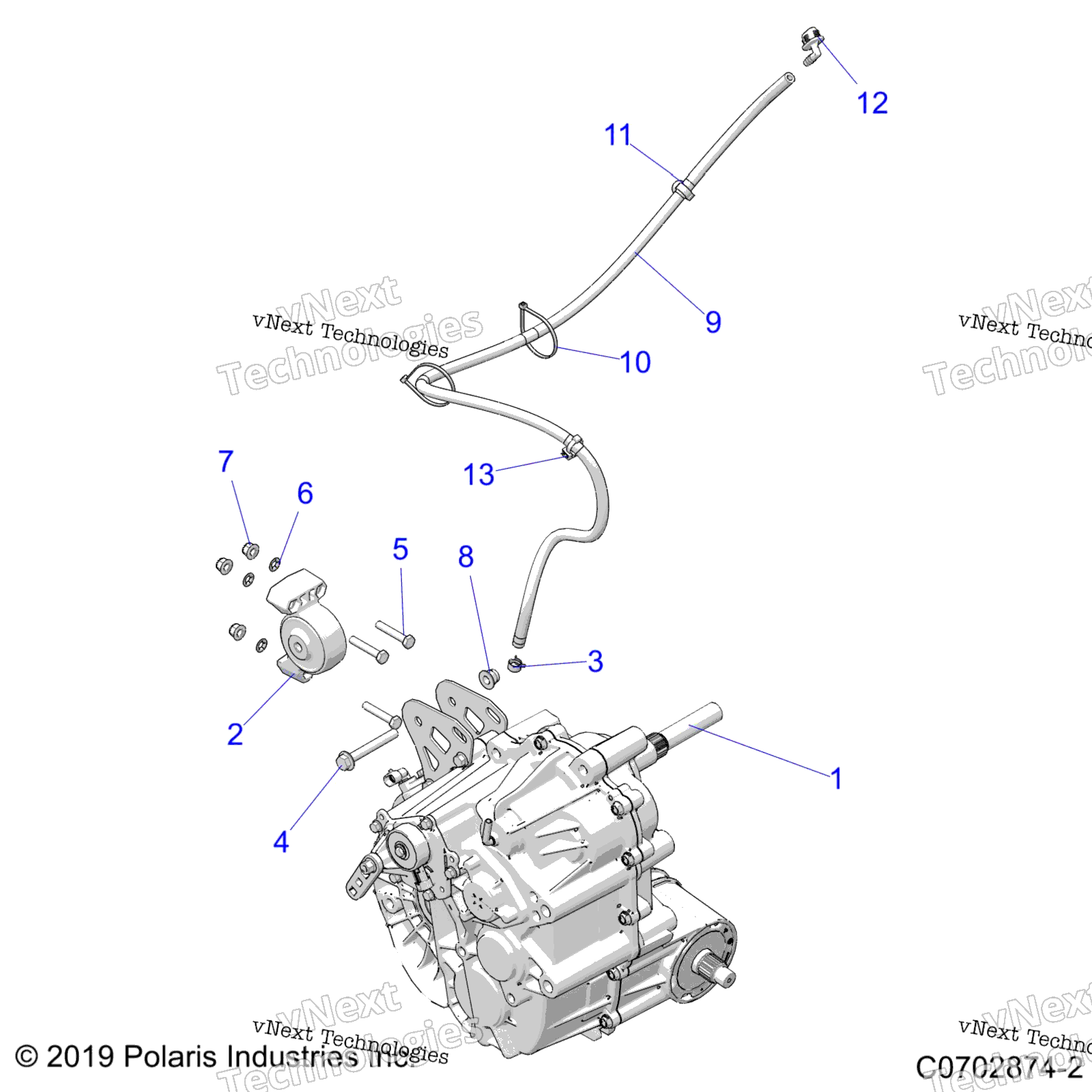 Трансмиссия, главный редуктор Mounting Z23rab92a/92B