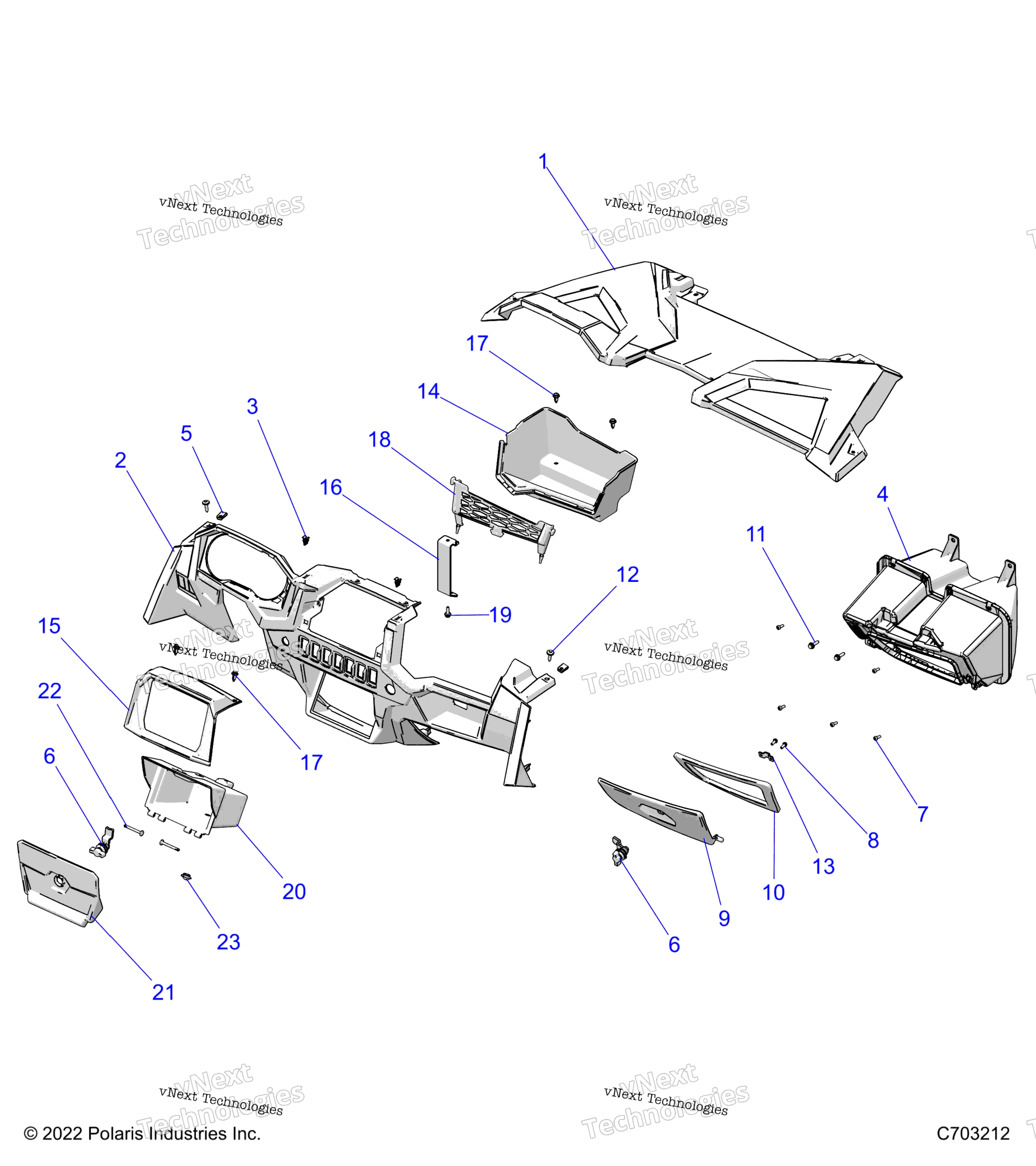 Кузов, панель приборов And Glovebox Rc Z23ask99a4