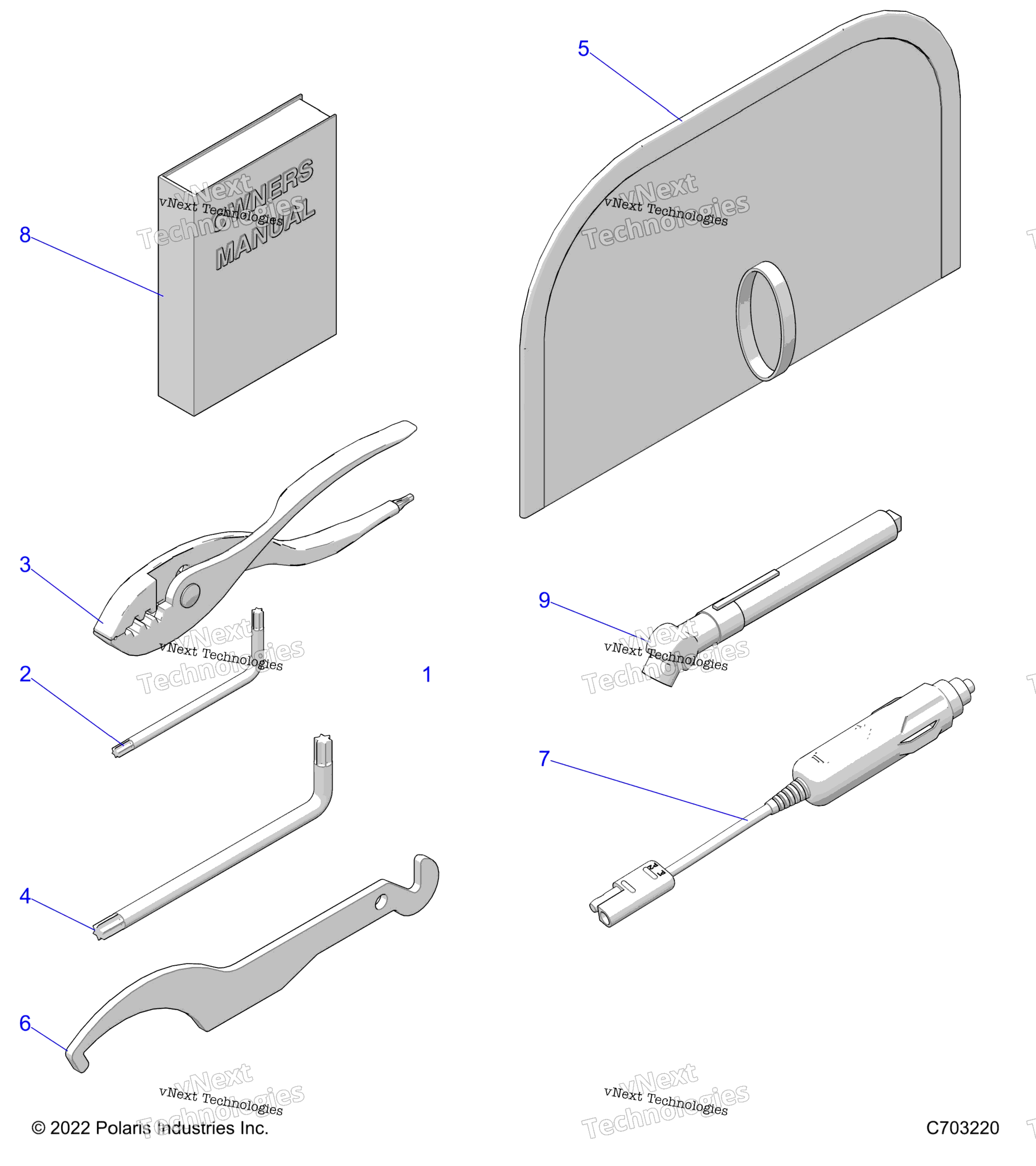 Reference, Owners Manual и инструмент комплект