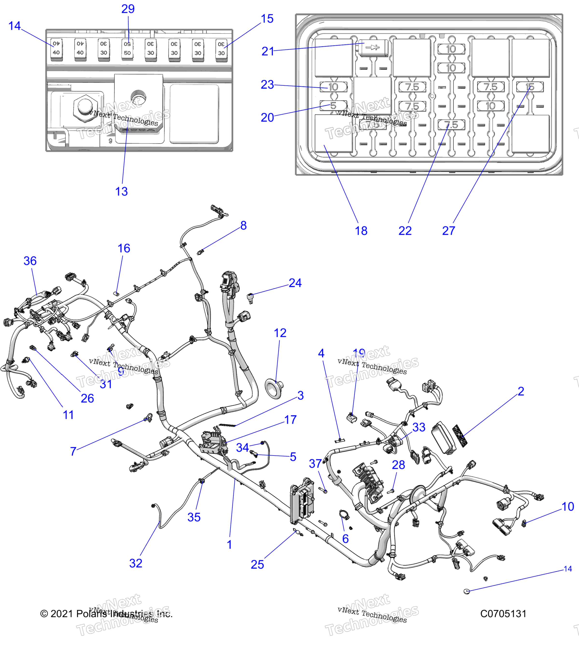 Electrical, провод Harness, Chassis