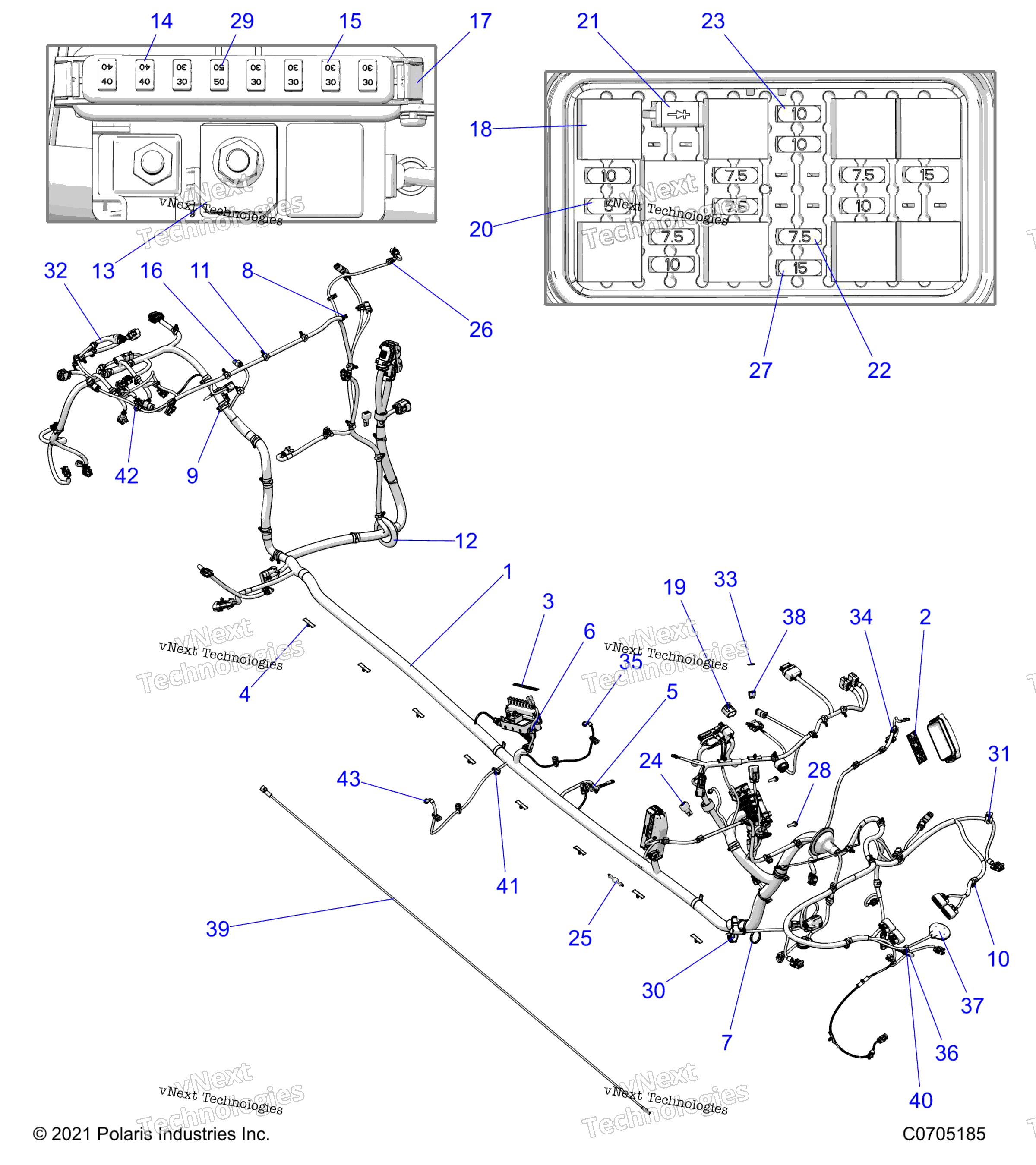 Electrical, провод Harness, Chassis